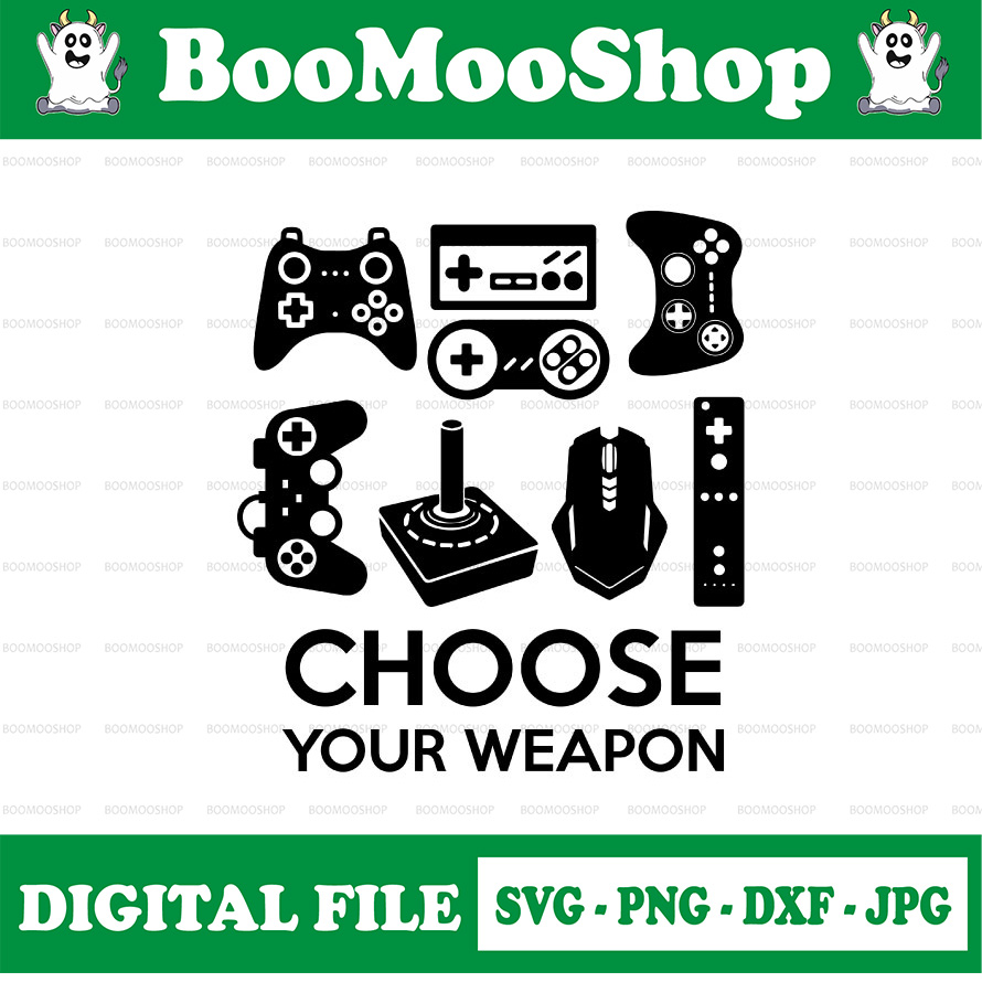 Choose your Weapon SVG file esp ,png ,dxf Controller can be - Inspire ...