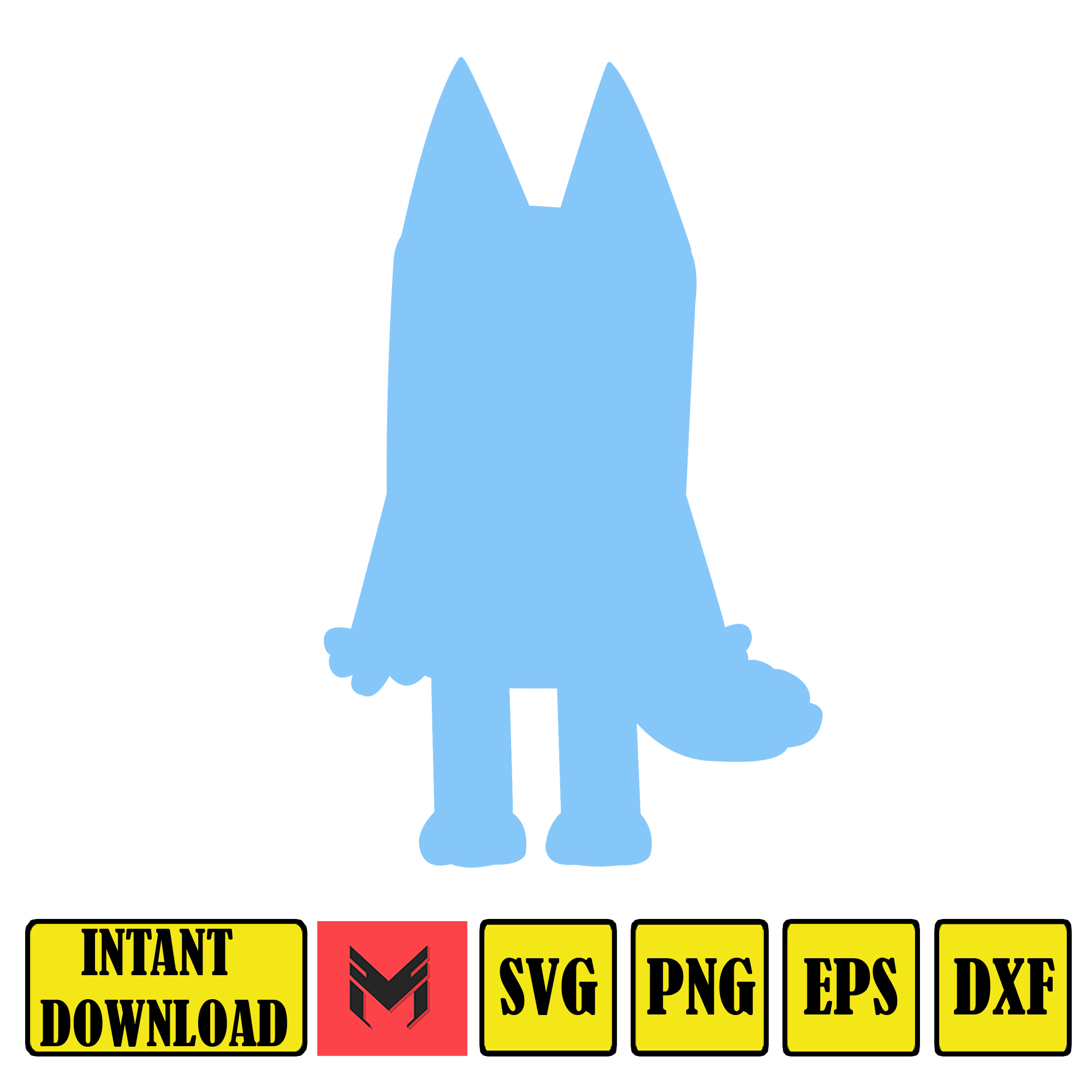 Bluey Svg, Cartoon Svg, Bluey Svg, Cartoon Svg, Bluey Svg, B - Inspire ...
