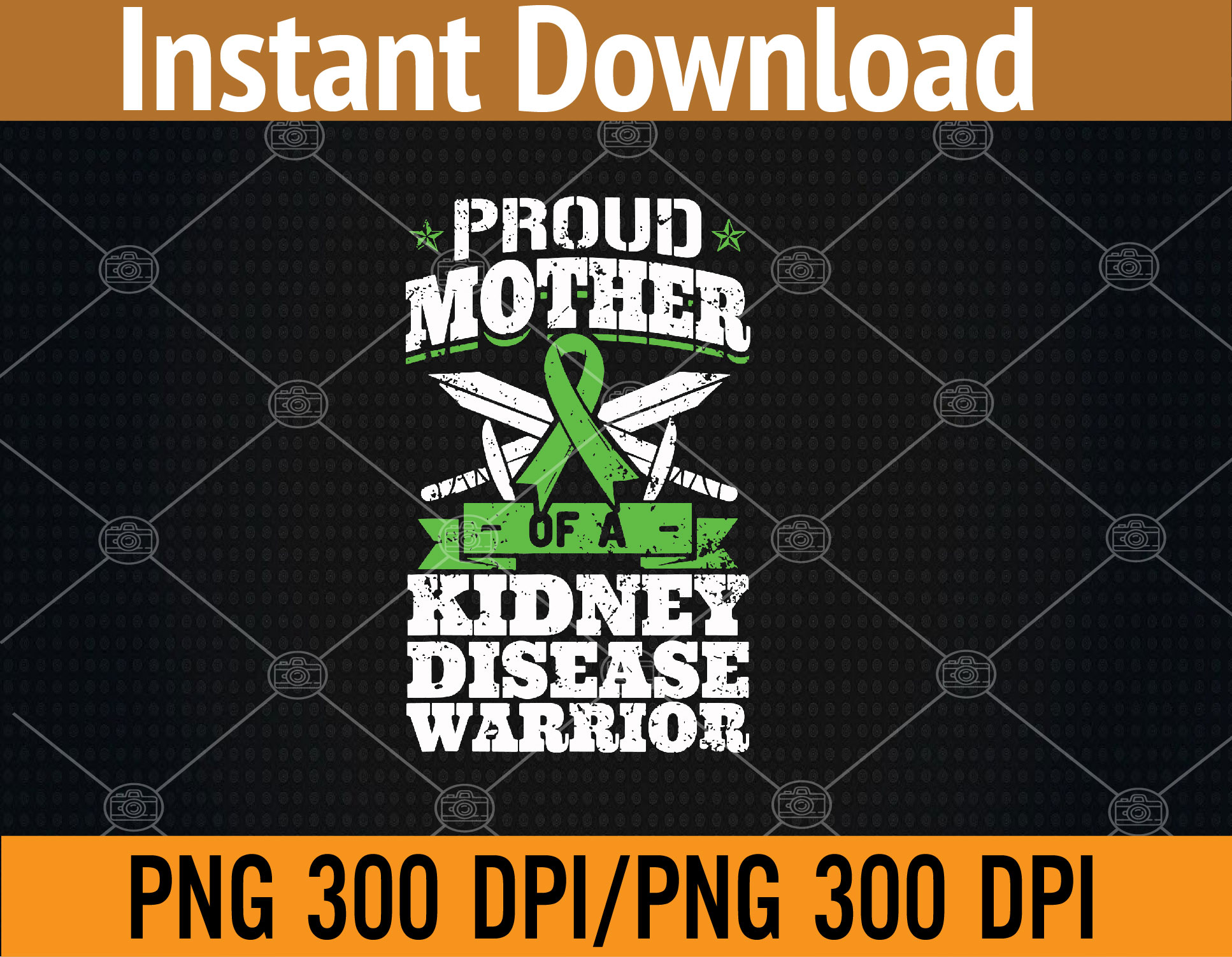 Proud Mother Of A Kidney Disease Warrior Ckd Awareness Svg, Inspire