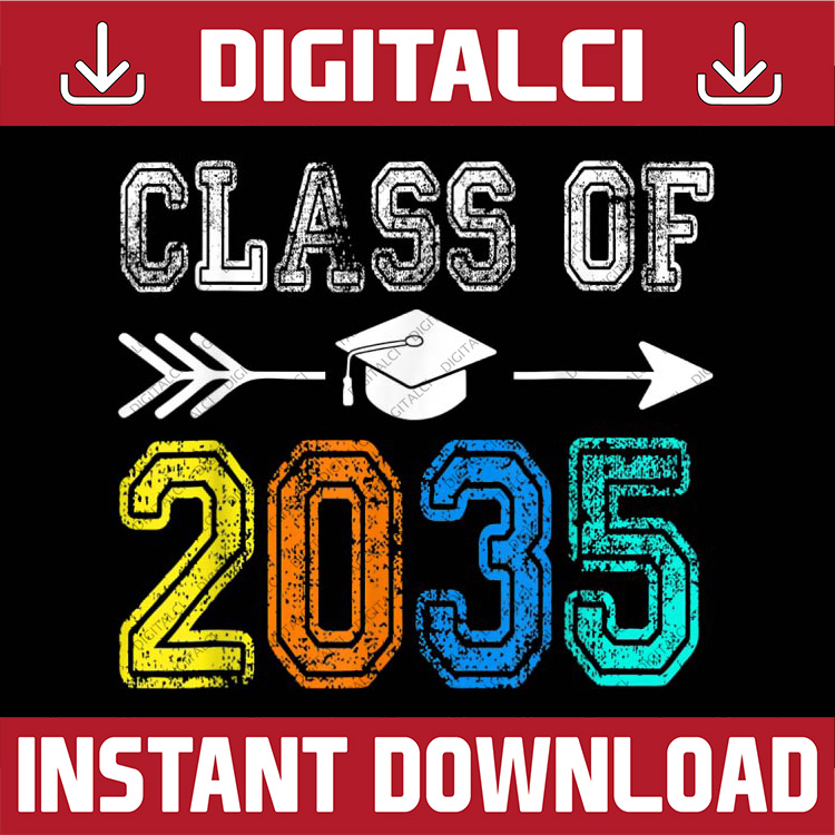 Class Of 2035 Kindergarten Graduate Grow with Me Graduation | Inspire ...