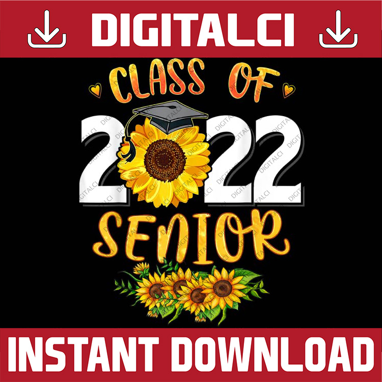 Sunflower Graduation Senior 22 Class of 2022 Graduate Last D - Inspire ...