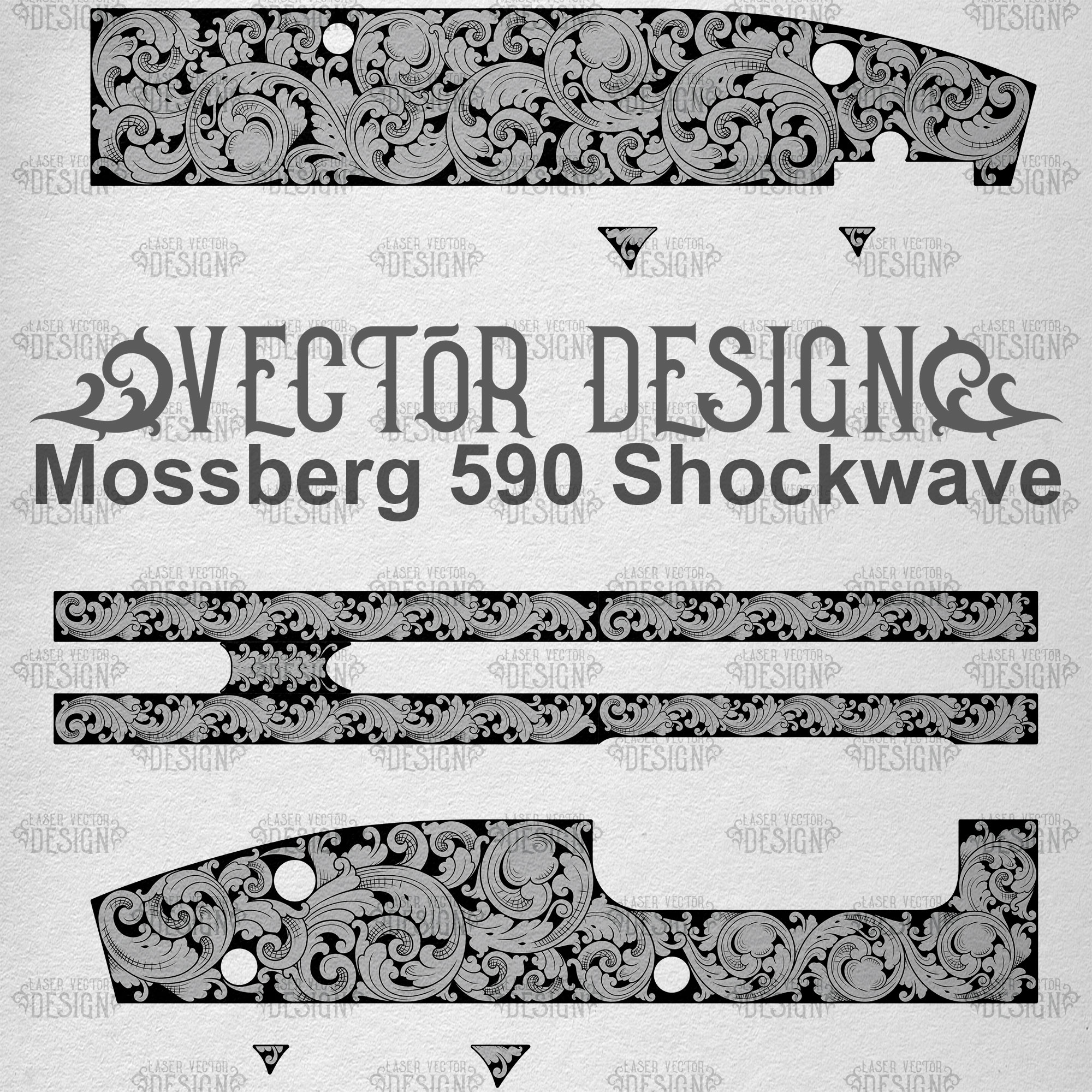 VECTOR DESIGN Mossberg 590 Shockwave Scrollwork Inspire Uplift