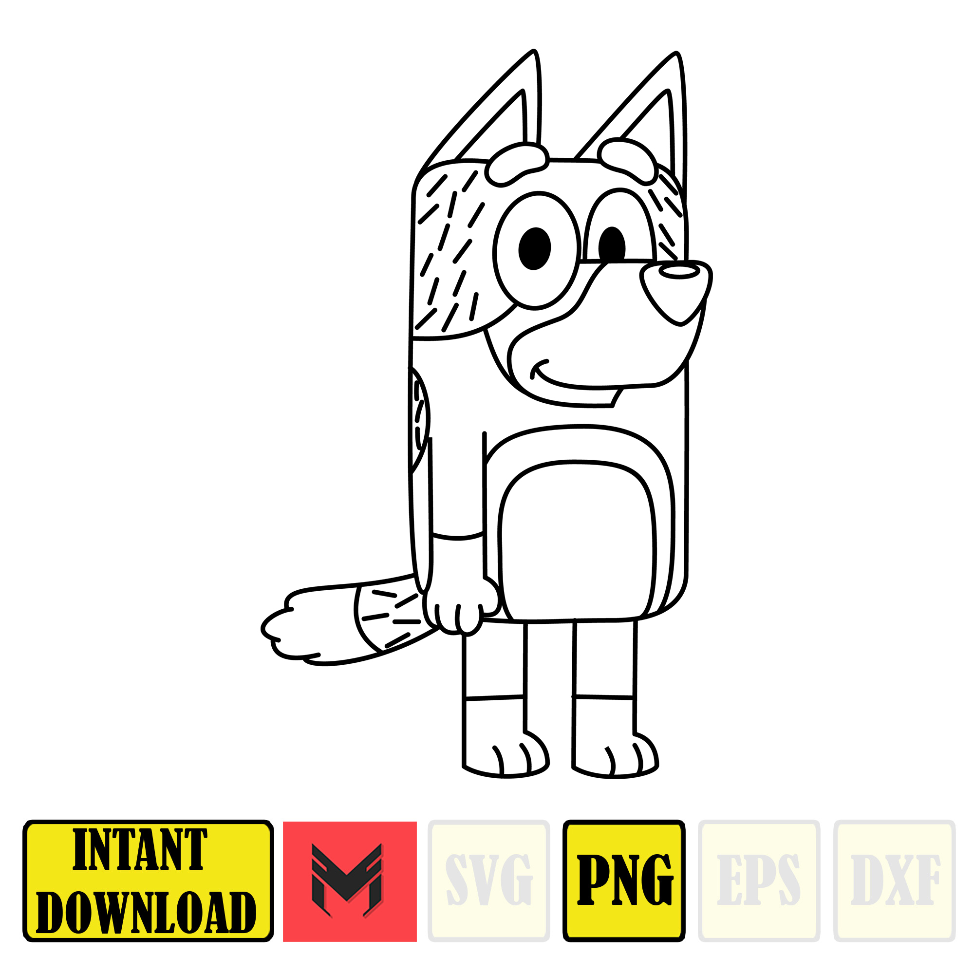 Bluey PNG, Bluey Family Party Png, Bluey Birthday PNG, Bluey | Inspire ...