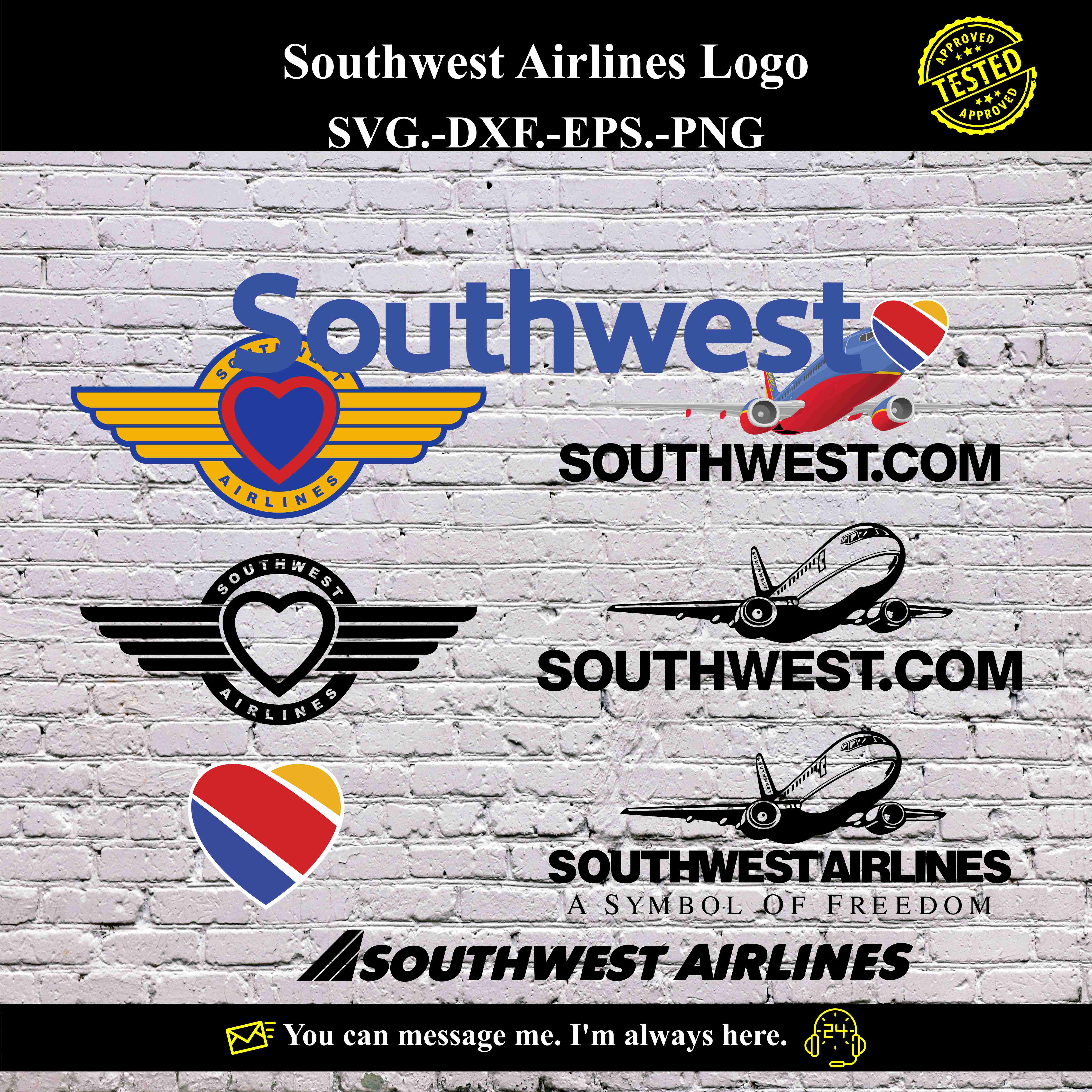 Southwest Airlines Logo Vector
