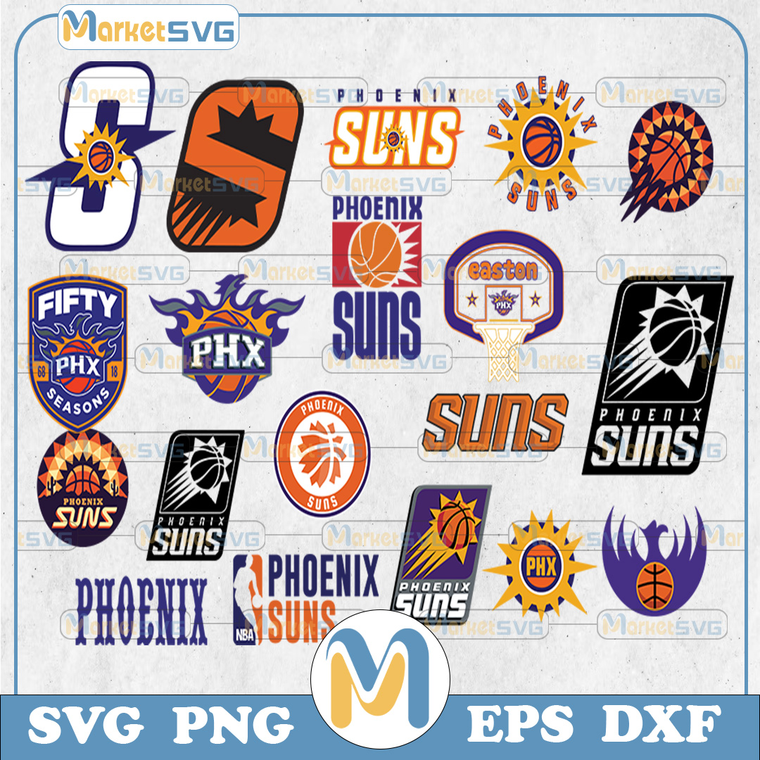 28 Files Phoenix Suns Basketball Team svg, Phoenix Suns svg, Inspire