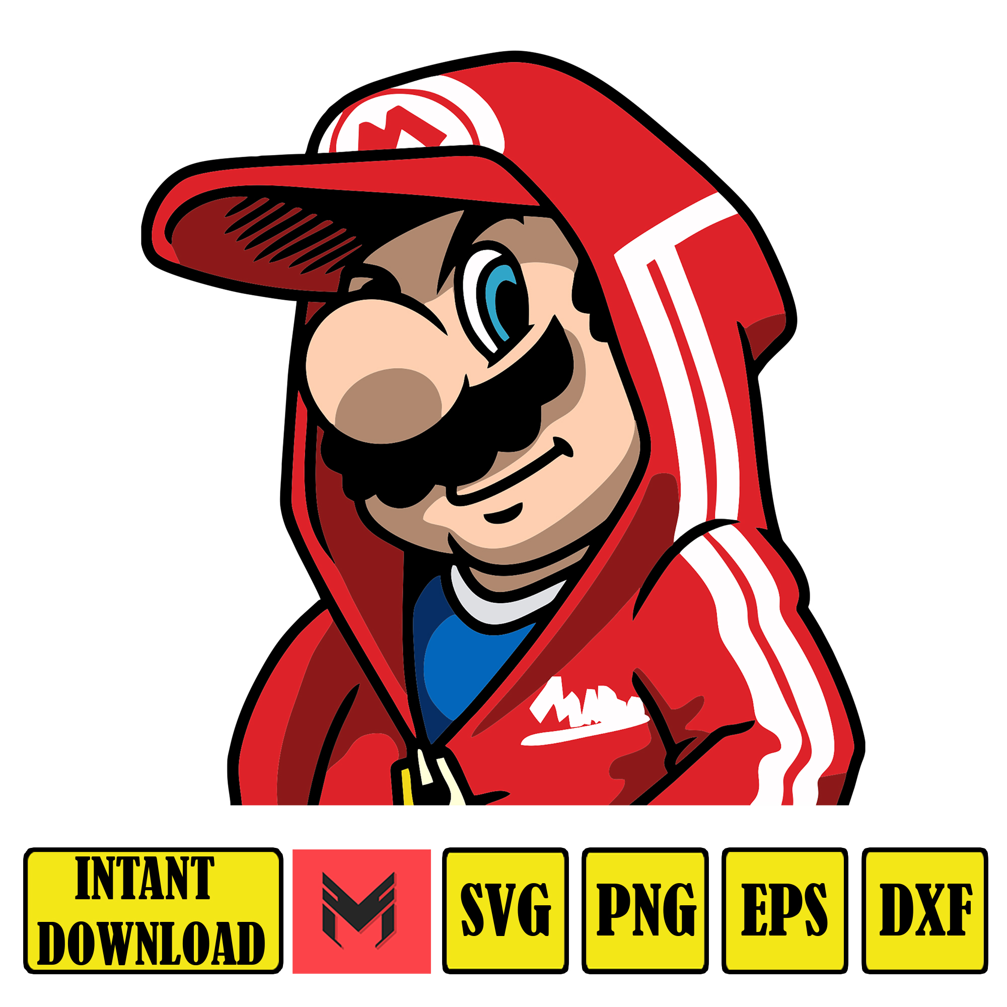 Mario Svg, svg files for cricut, mario svg, mario family svg | Inspire ...