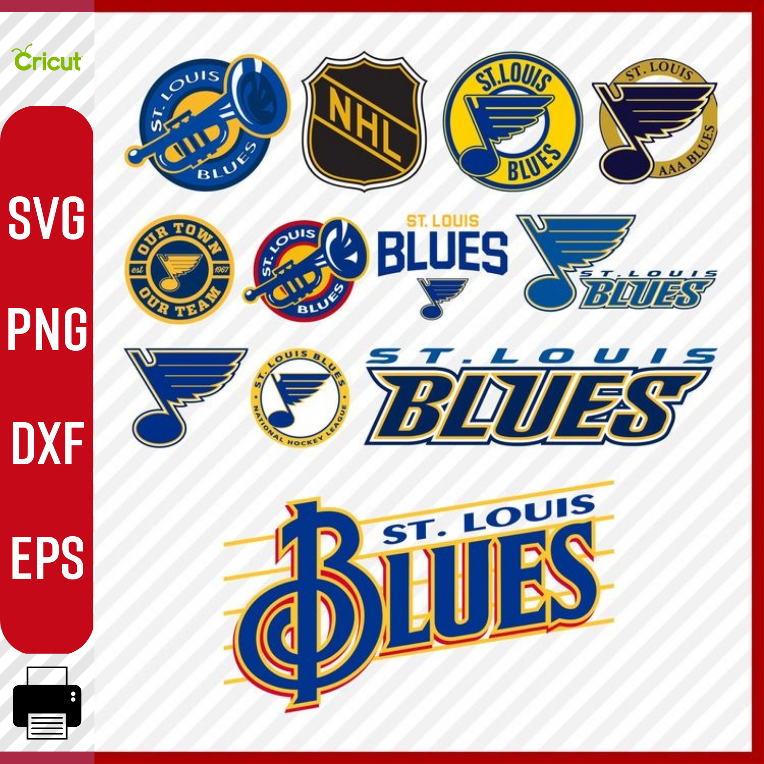 Digital Download, St. Louis Blues svg, St. Louis Blues logo, | Inspire ...