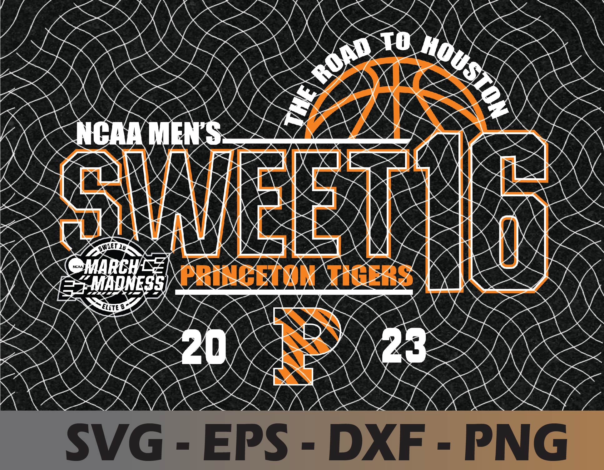 Princeton Tigers Sweet 16 2023 March Madness Basketball Svg Inspire