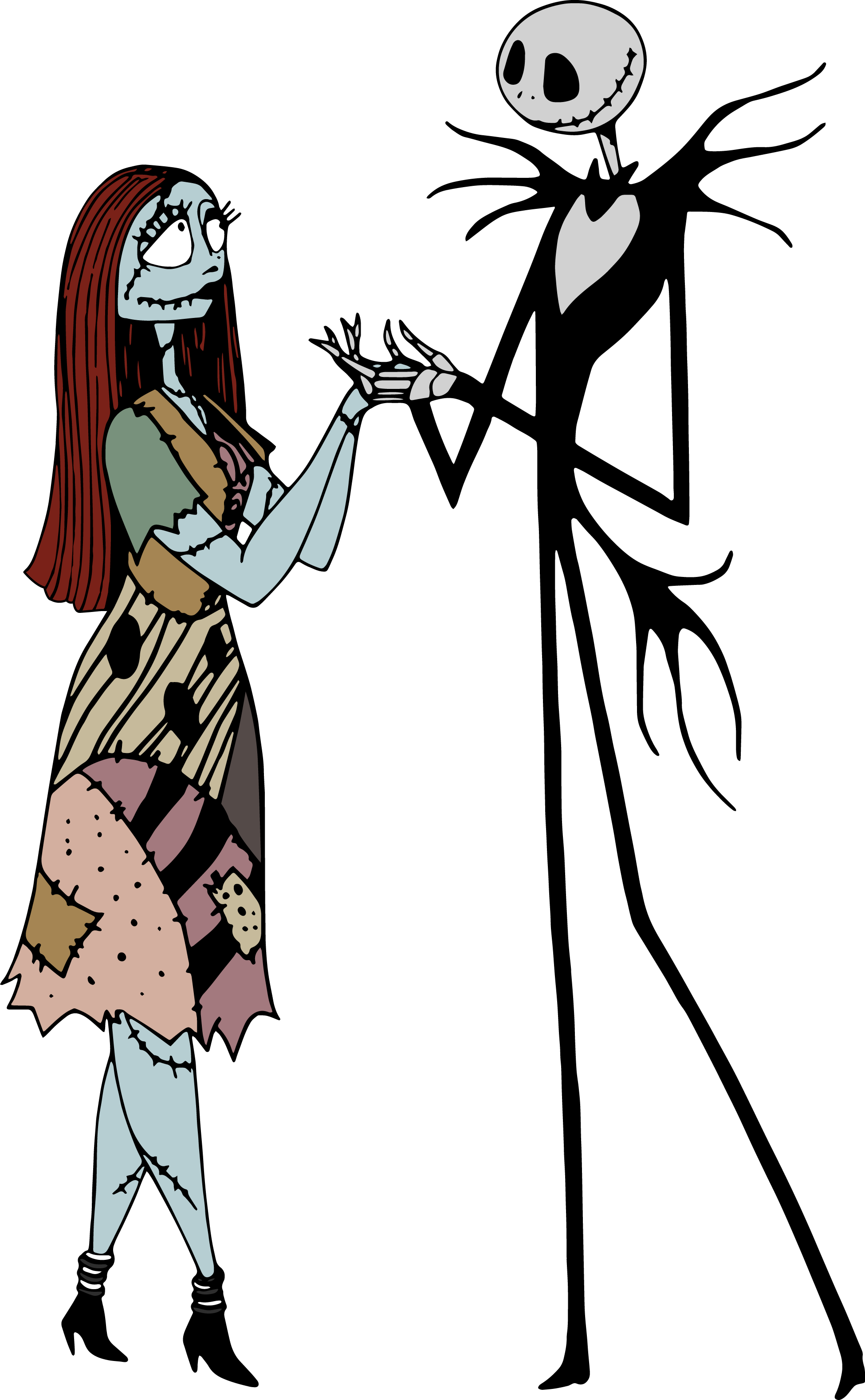 Jack and Sally svg, Nightmare Before Christmas svg, Mega Jac Inspire