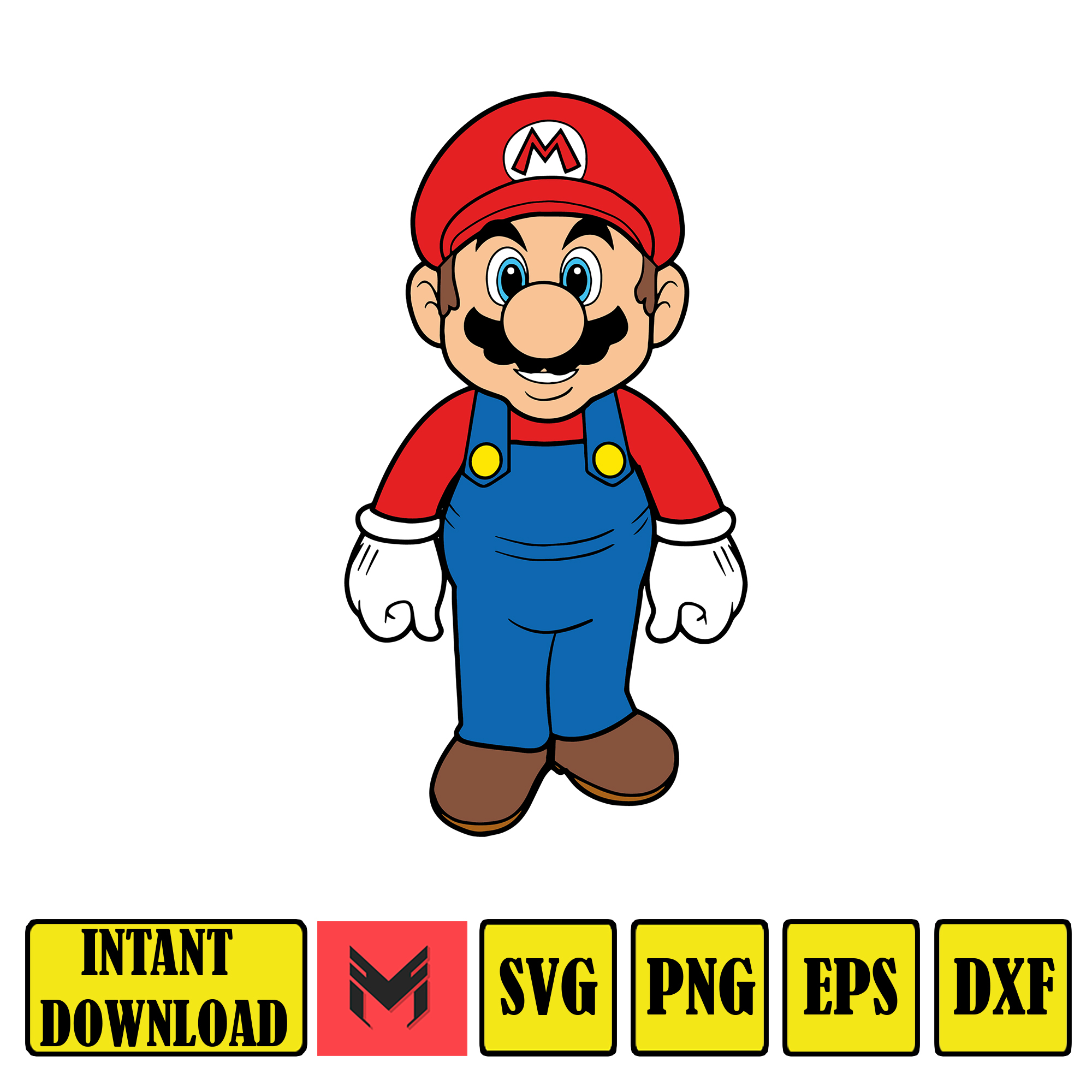 Super Mario Svg,mario svg files for cricut, mario family svg - Inspire