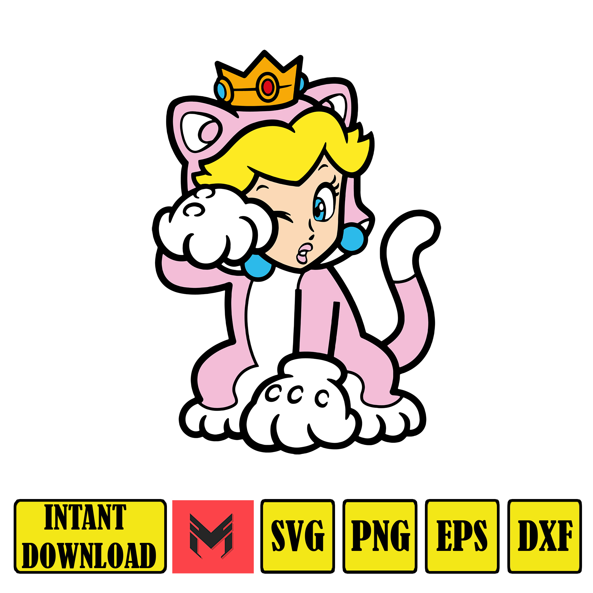 Super Mario Svg,mario svg files for cricut, mario family svg | Inspire