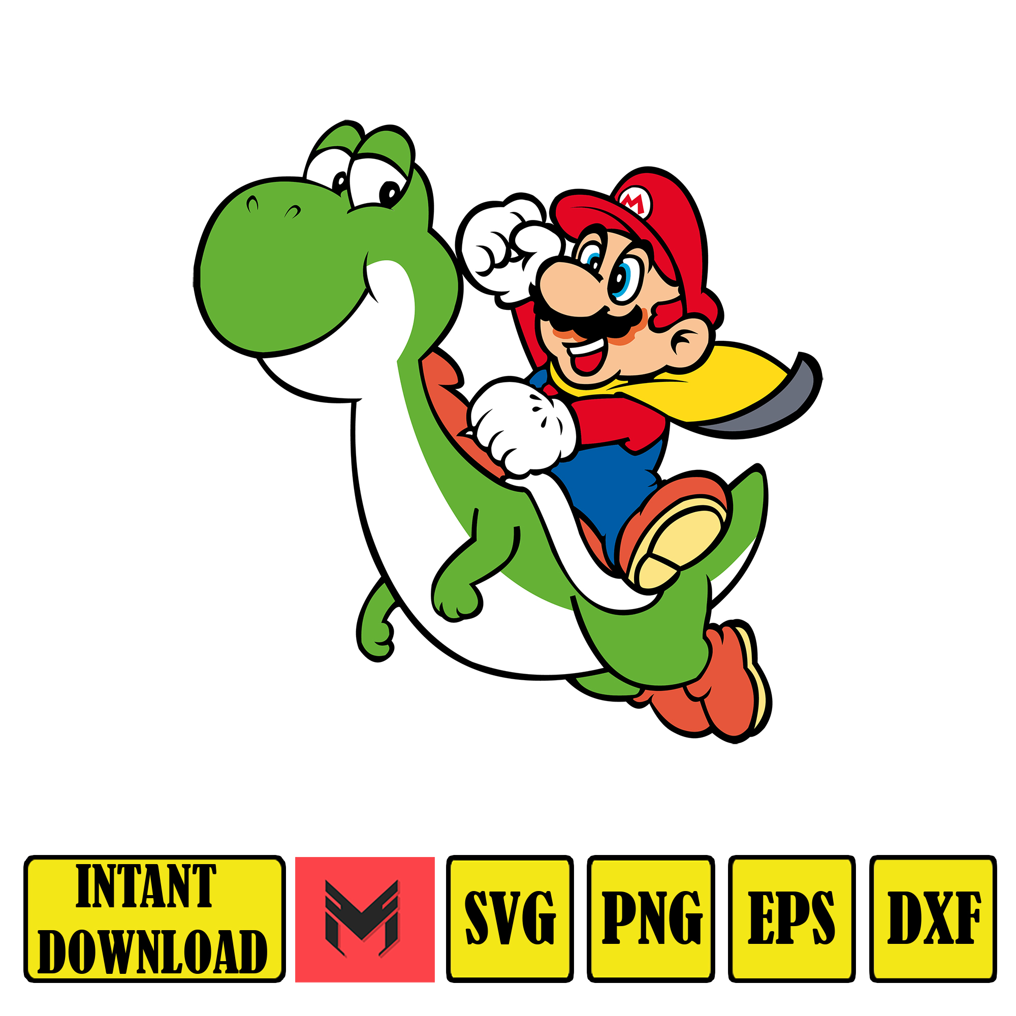Super Mario Svg,mario svg files for cricut, mario family svg - Inspire