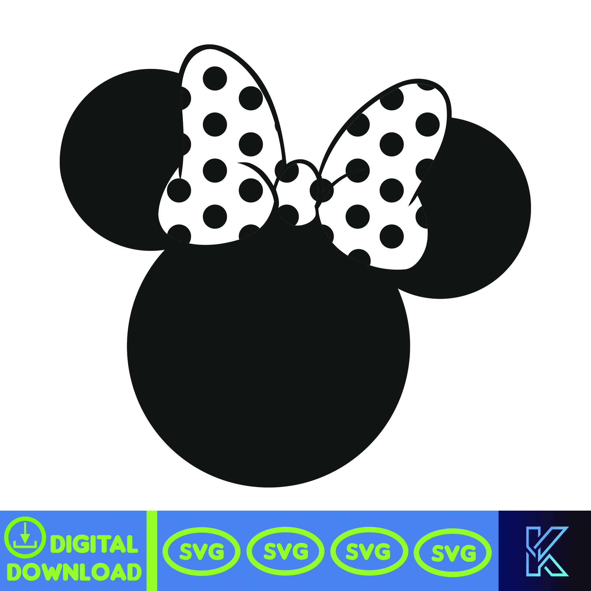 Minnie Mouse svg, Minnie Mouse Birthday, Princess svg, Micke | Inspire
