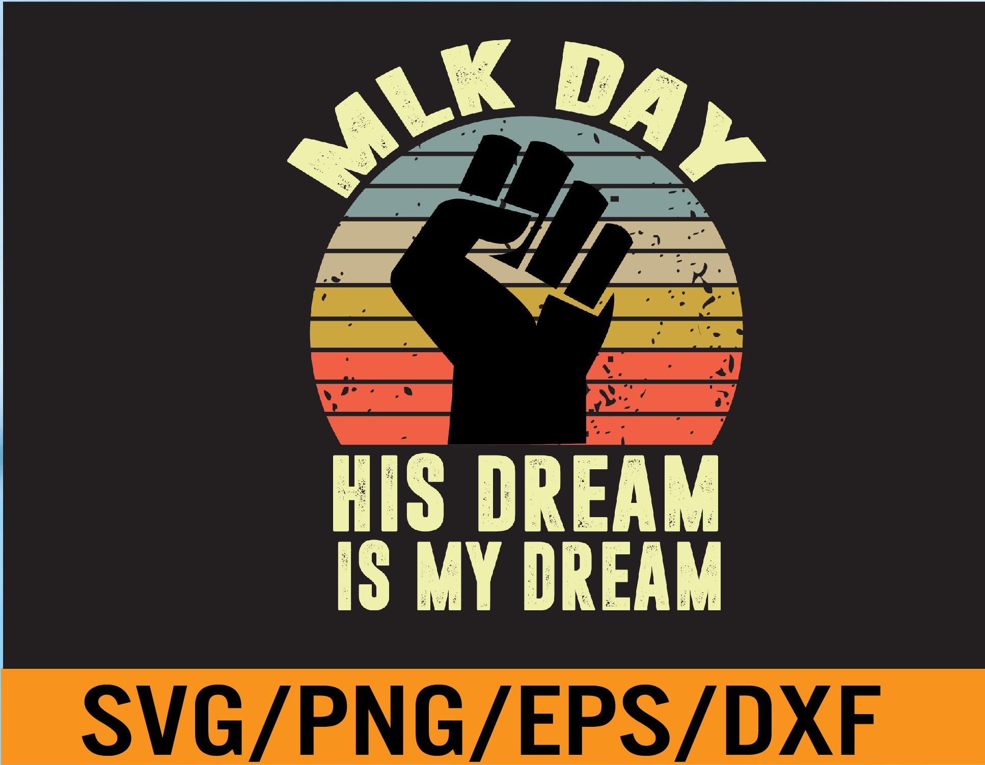 MLK Day His Dream Is My Dream Black Lives Matter Luther King - Inspire ...