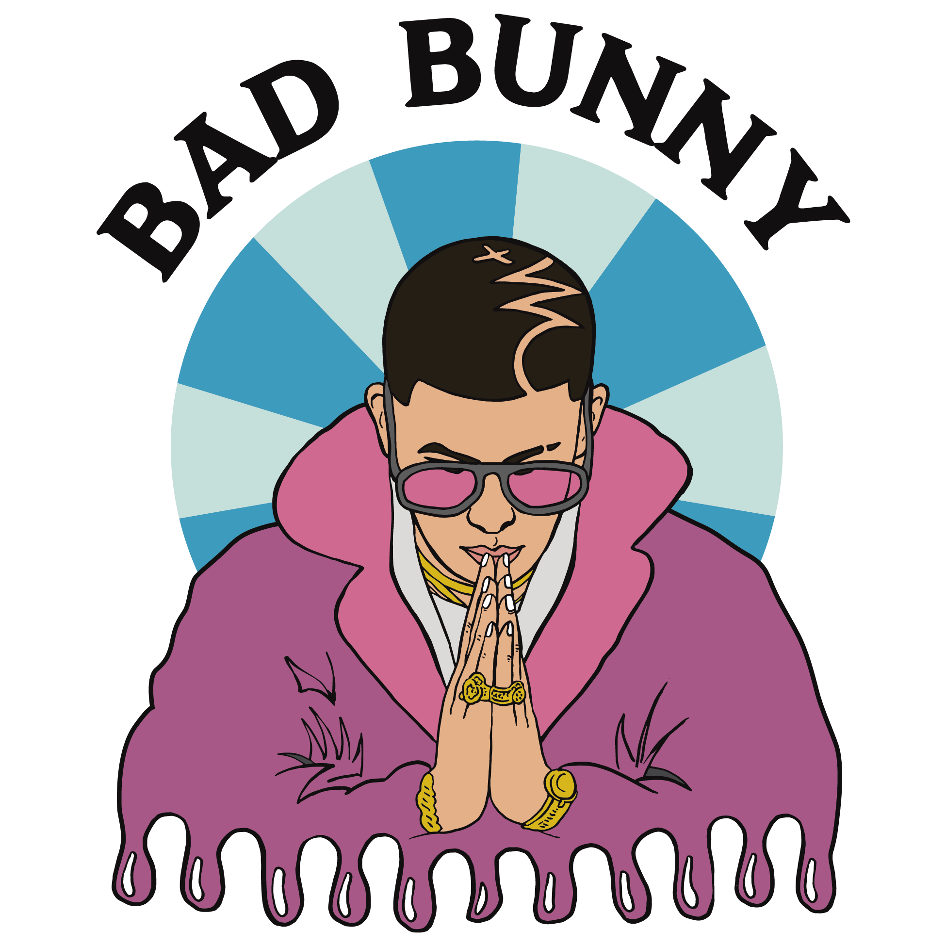 Bad Bunny, Bad Bunny Svg, Yo Perreo Sola Svg, Bad bunny logo Inspire