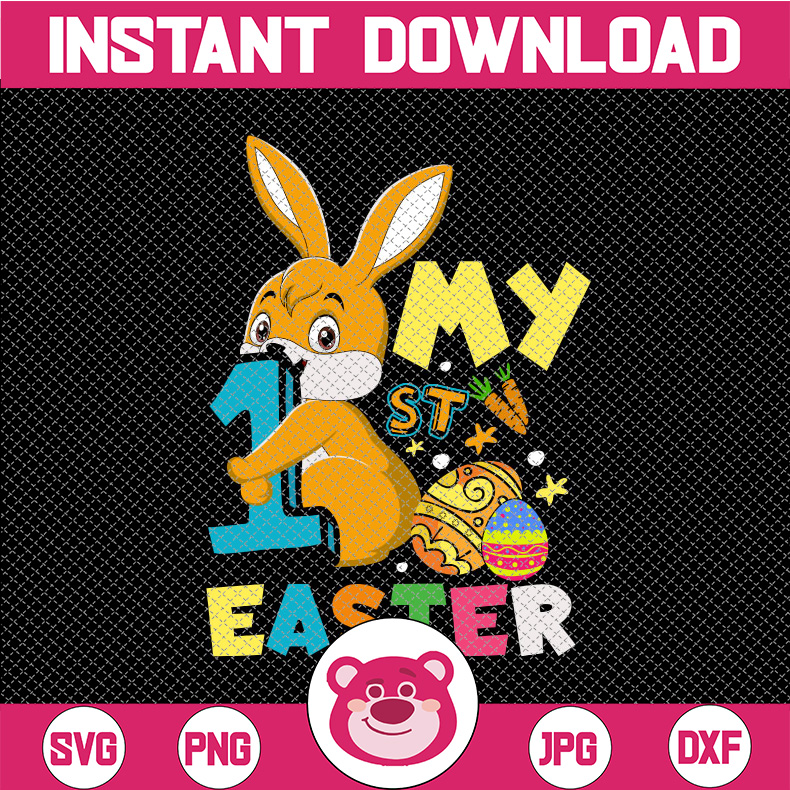 My First Easter SVG Cut File, Girl Easter Shirt, Girl Easter Inspire