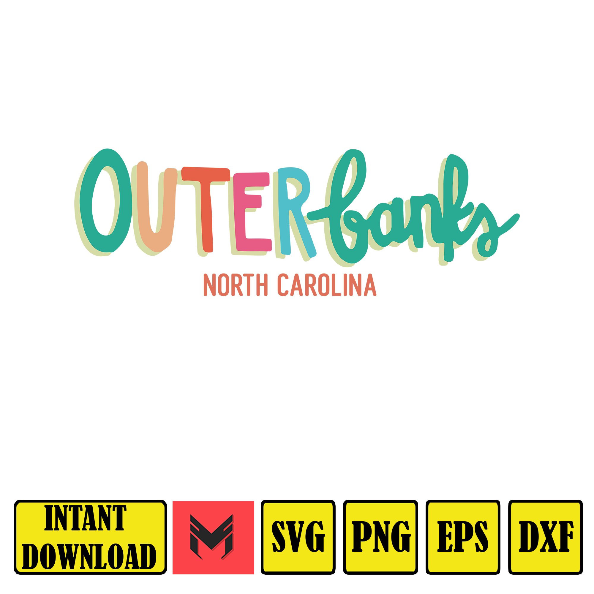 Outer Banks svg, SVG DXF EPS PNG , Outer Banks svg, cricut, Inspire