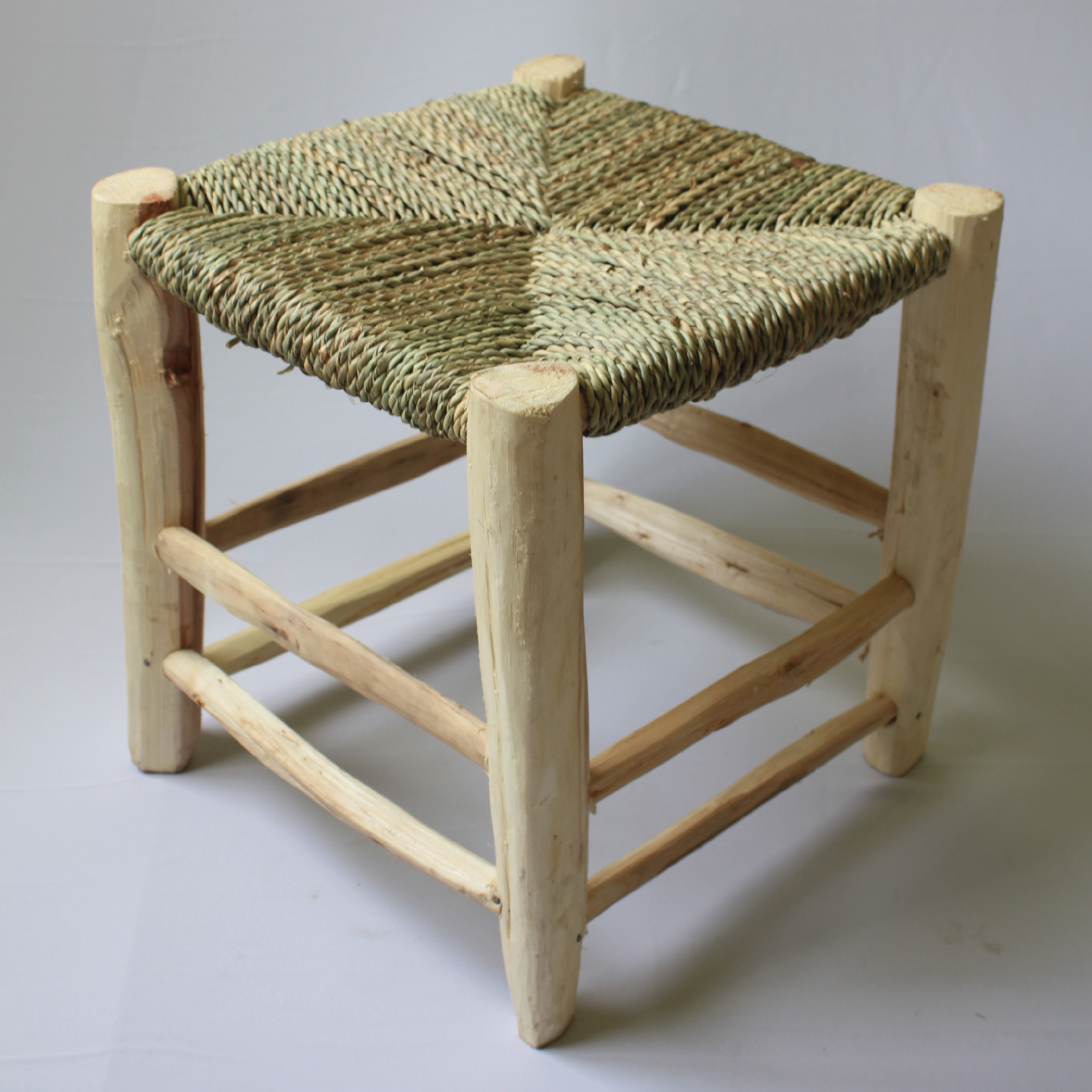 Moroccan counter stool, straw stool, Berber chair made with | Inspire ...