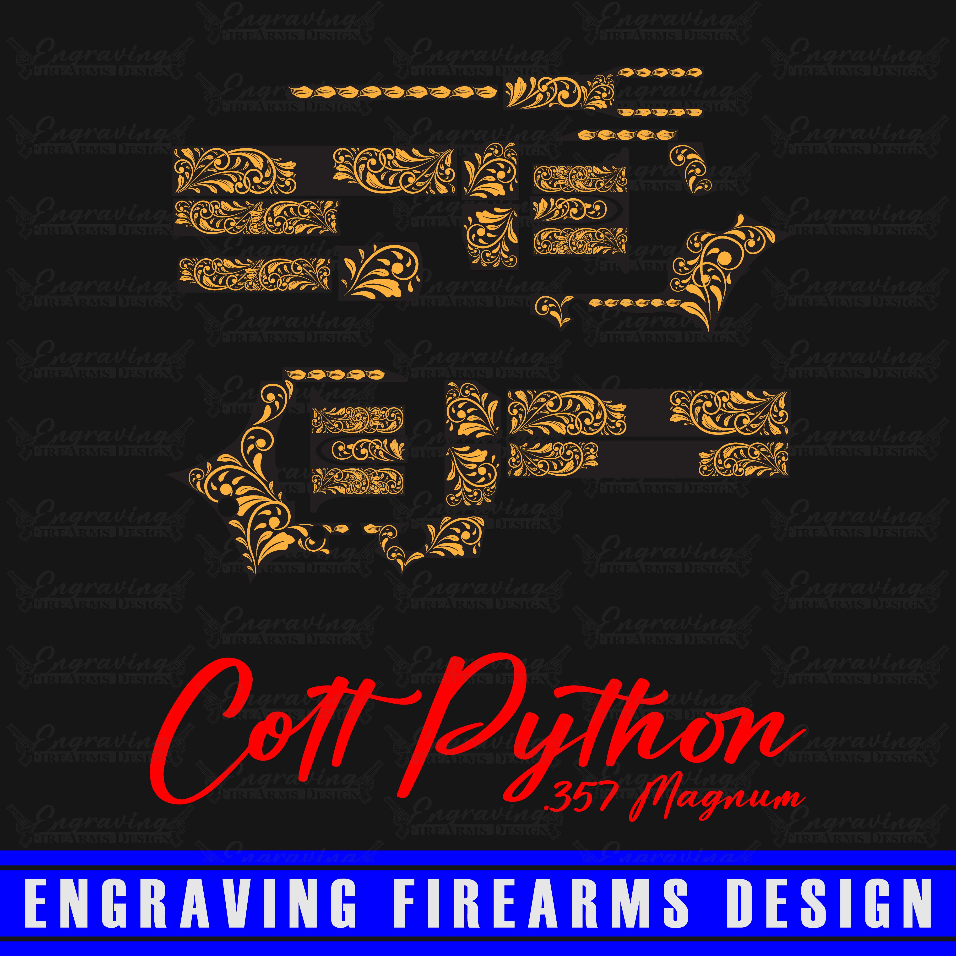 Engraving Firearms Design Colt python 357 Magnum Scroll Desi | Inspire ...