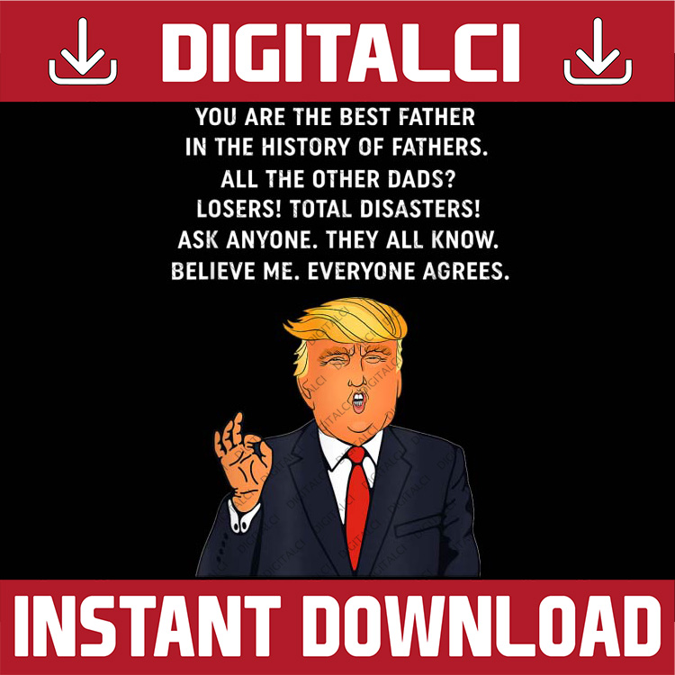 Funny Great Dad Donald Trump Father's Day Best Dad Daddy Fat | Inspire ...