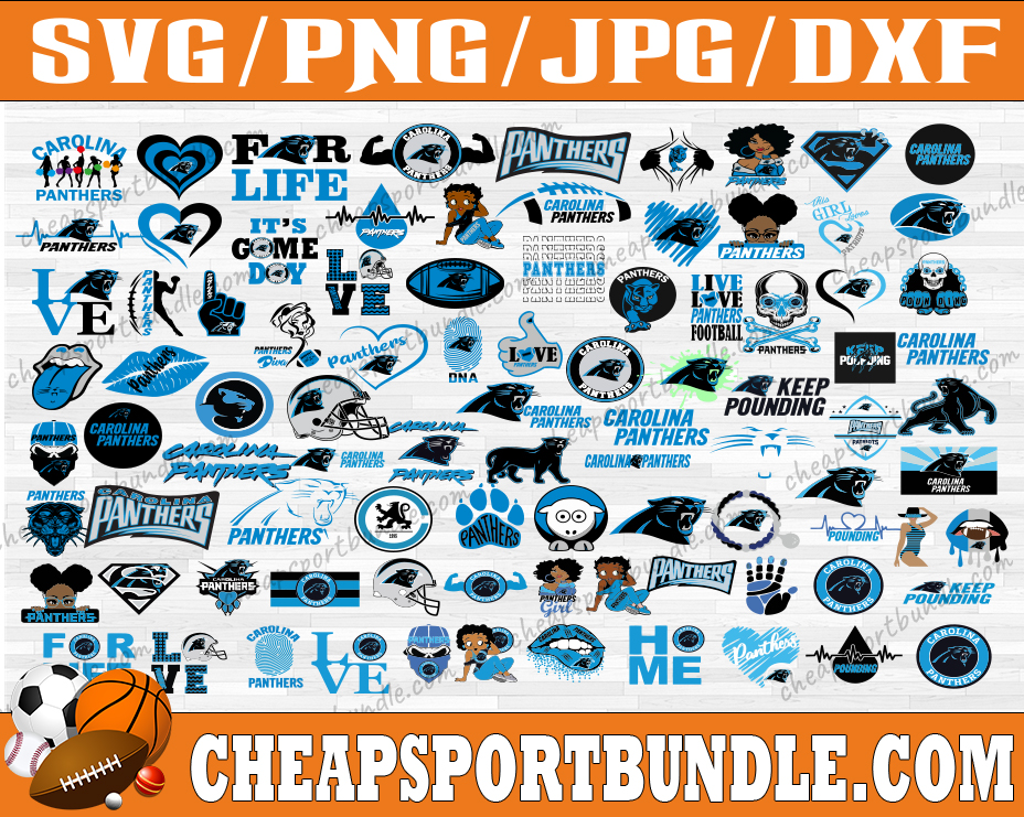Bundle 91 Files Carolina Panthers Football Team Svg, Carolin | Inspire ...