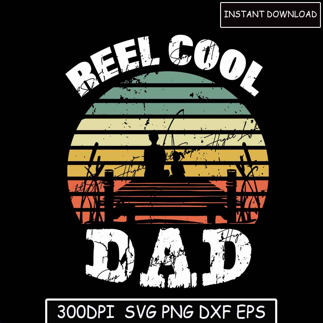 Bundle Cool Dad Svg, Retro Dad Svg, Father&rsquo;s Day Svg, Step D - Inspire