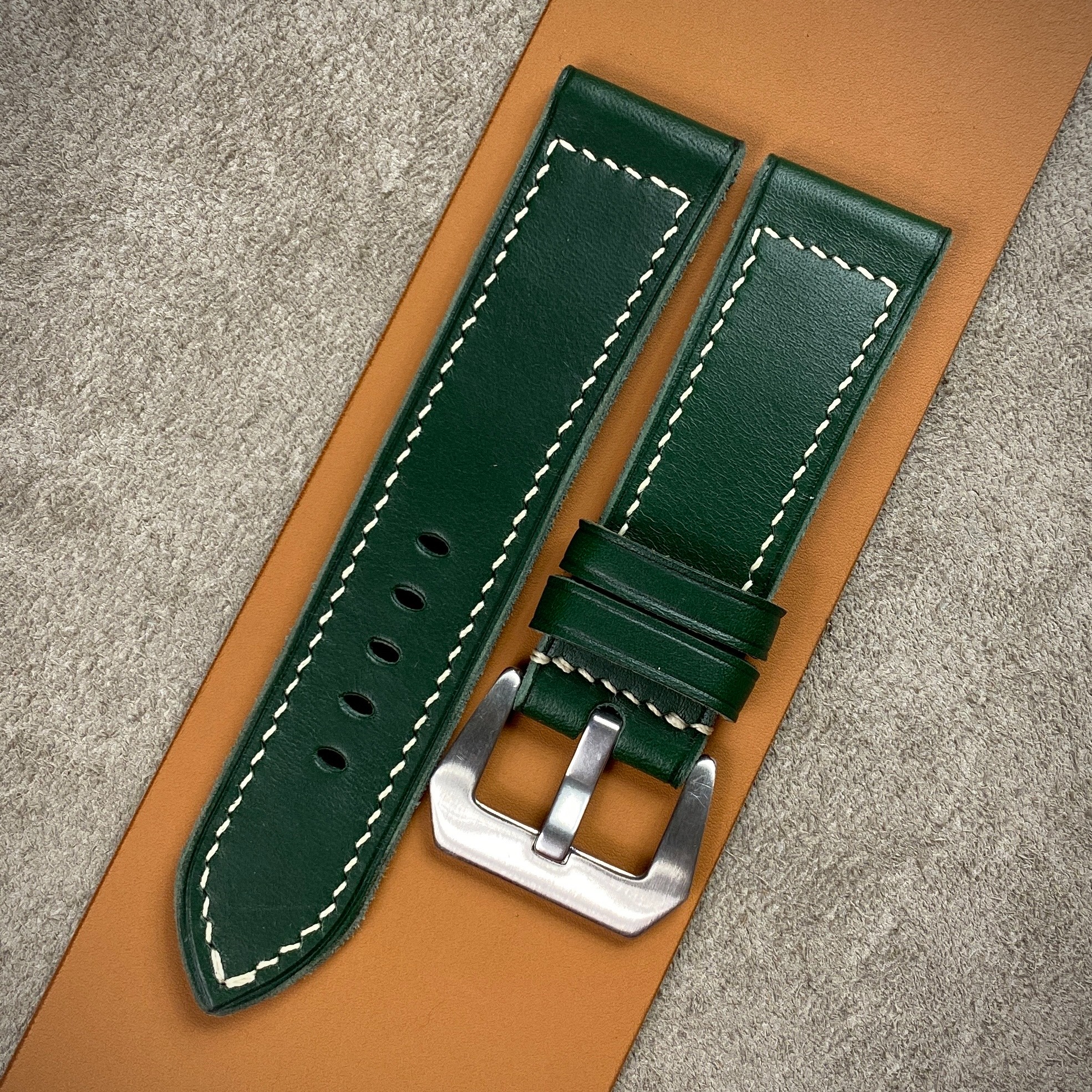 Handmade Panerai Style Leather Watch Strap Thick, Soft and S Inspire