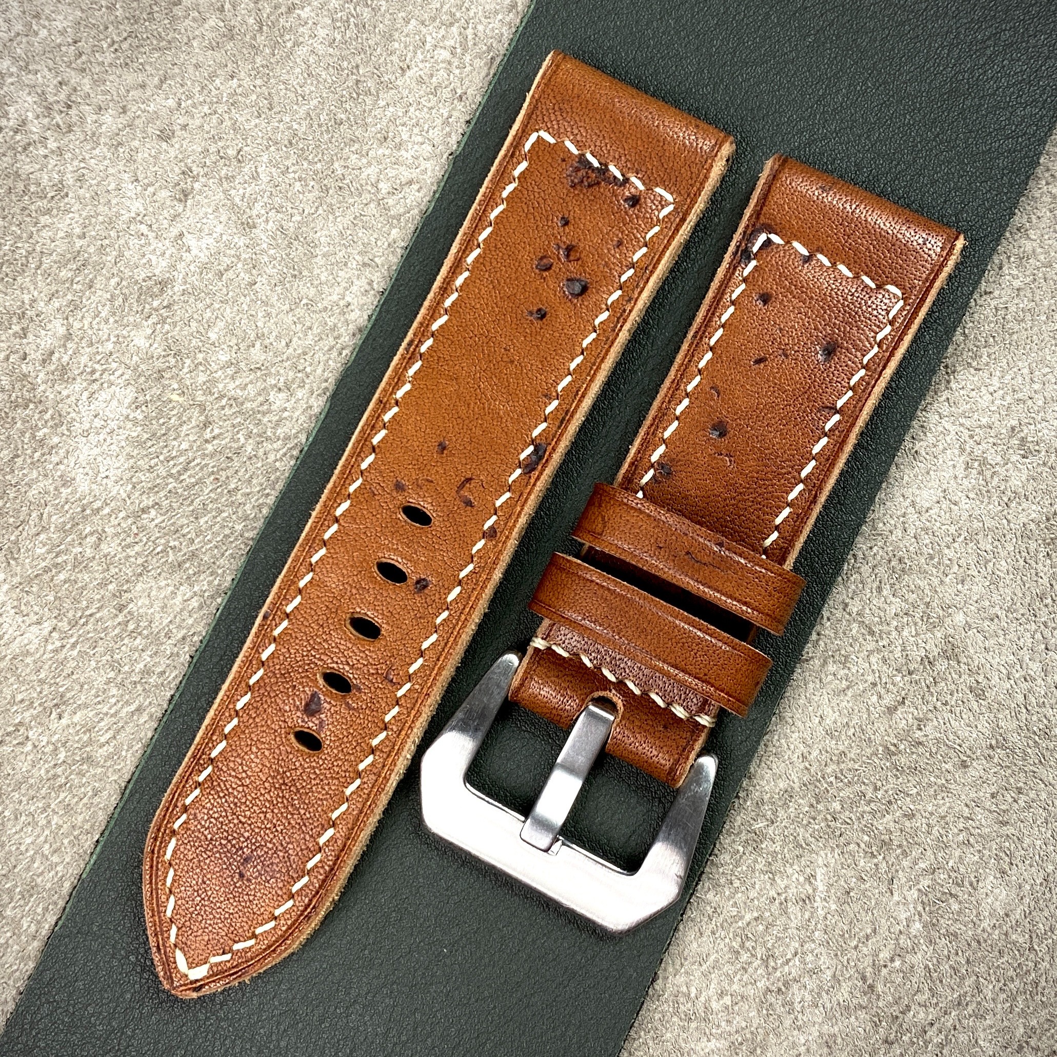 Handmade Panerai Style Leather Watch Strap Thick, Soft and S Inspire