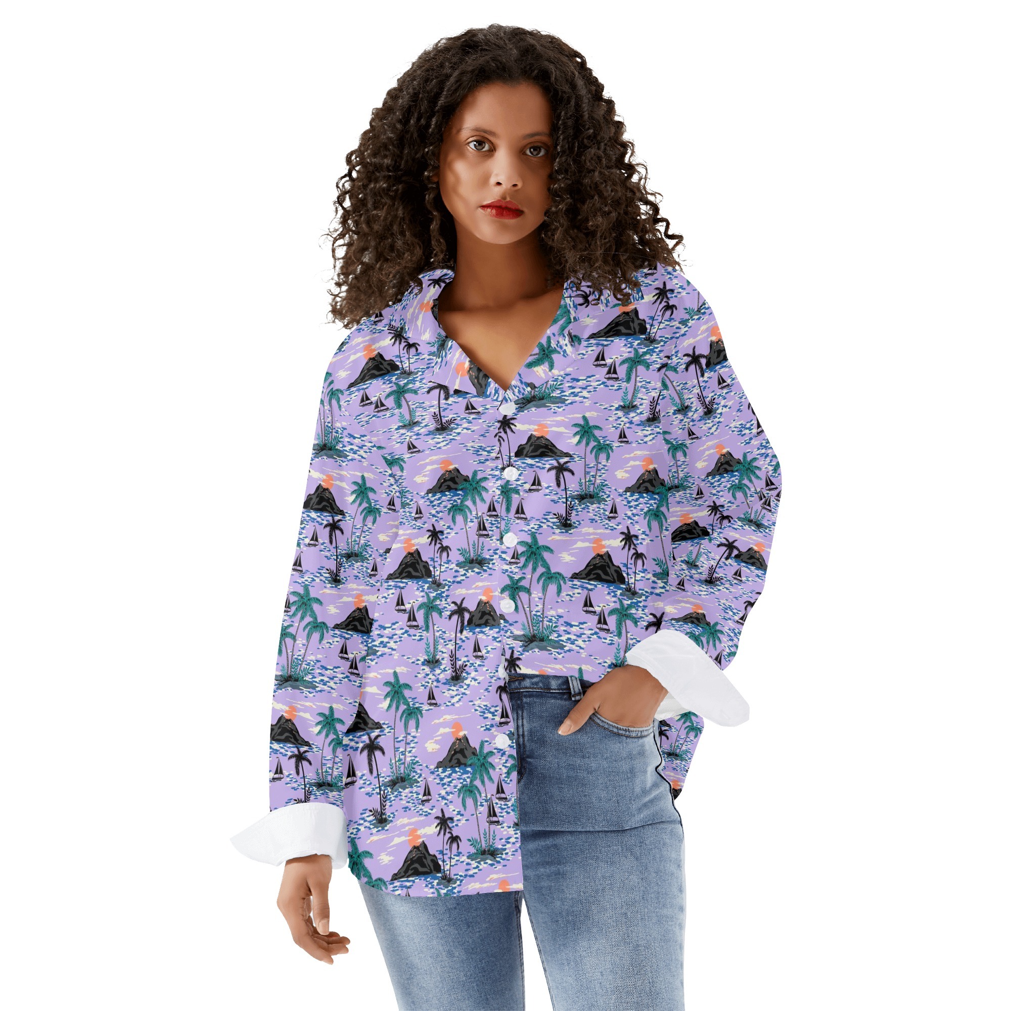 RISEN Button Down Long Sleeve Shirt