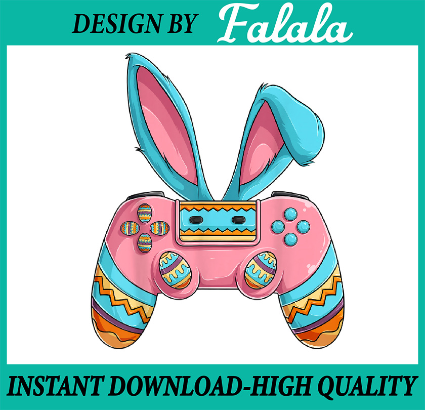 Happy Easter Day Bunny Egg Funny Png, Video Game Controller | Inspire ...