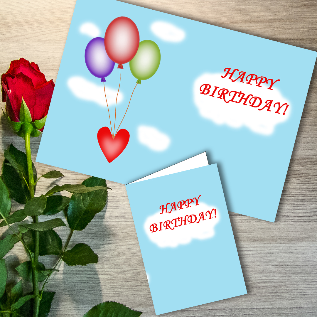 Digital Greeting Card, Birthday Card Inspire Uplift