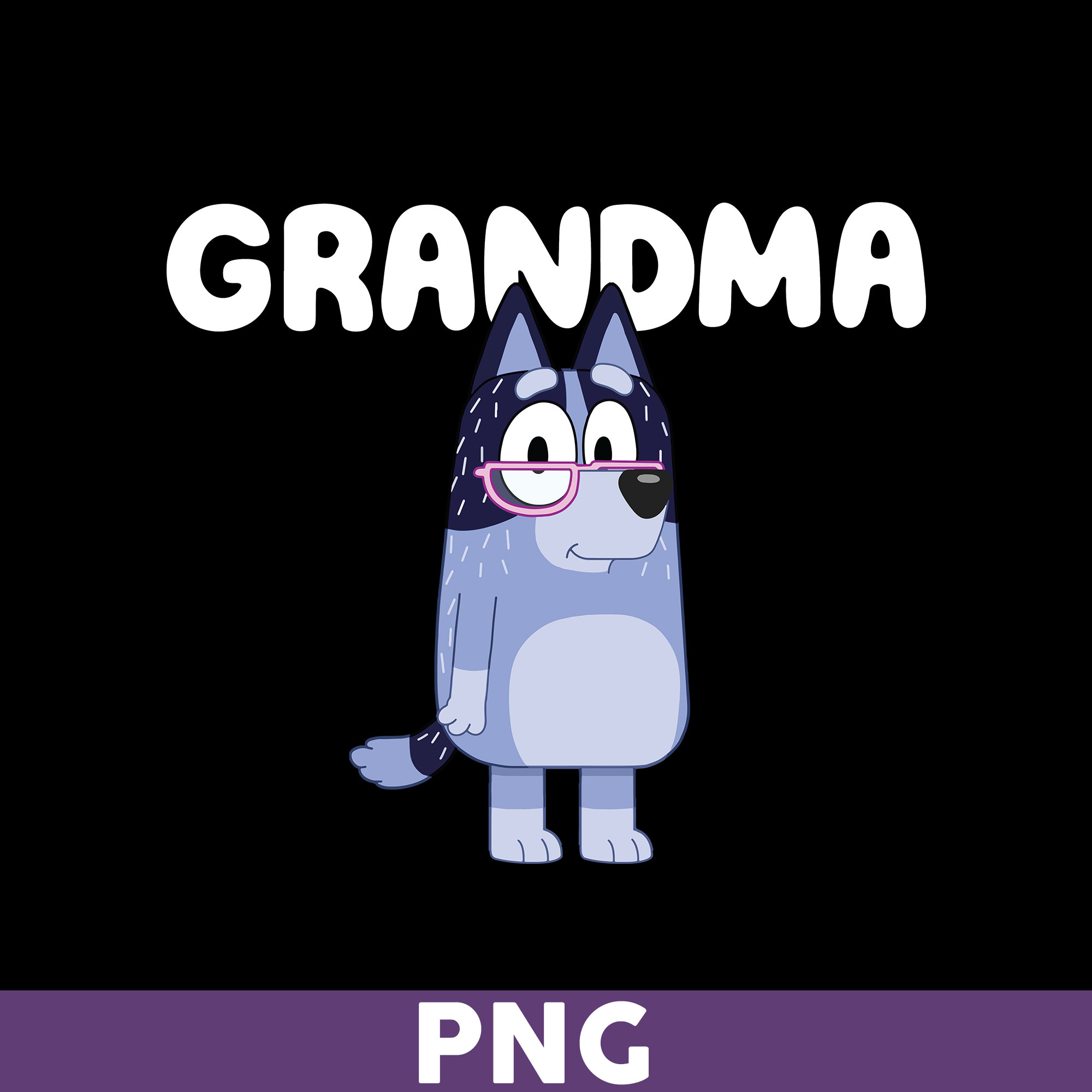 Bluey Grandma Png, Bluey Png, Bingo Png, Bluey Dog Png, Blue Inspire