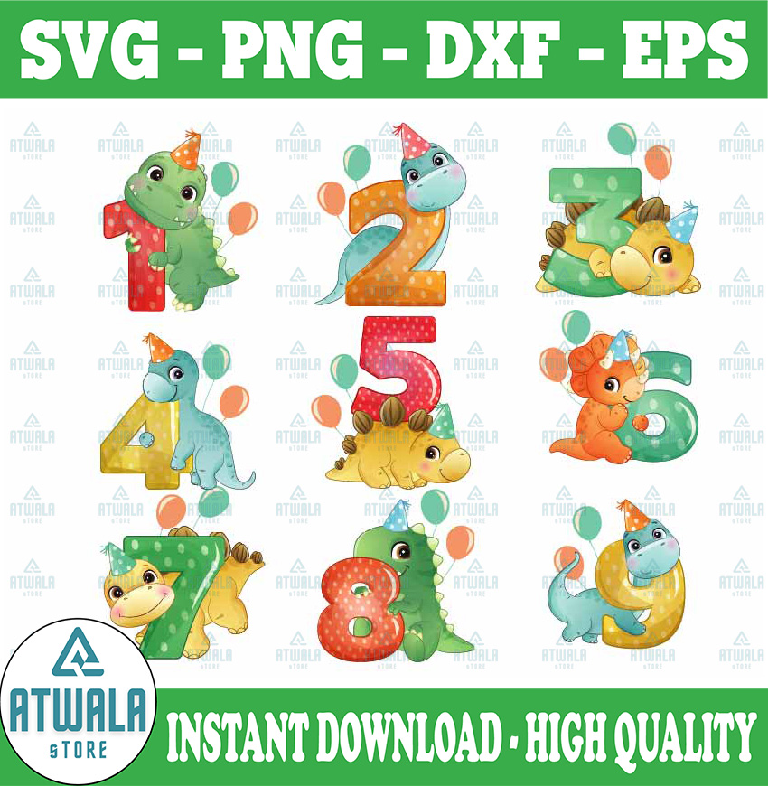 Dinosaur T rex Numbers Png, Dinosaur Theme Birthday Party, B Inspire