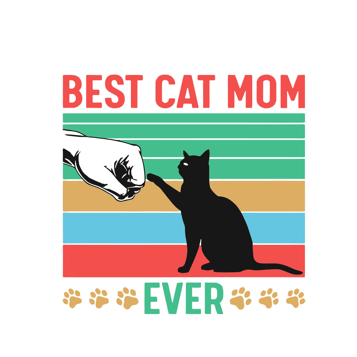 Best cat mom ever Svg, Mothers Day Svg, Cat Mom Svg, Mom Lif | Inspire ...