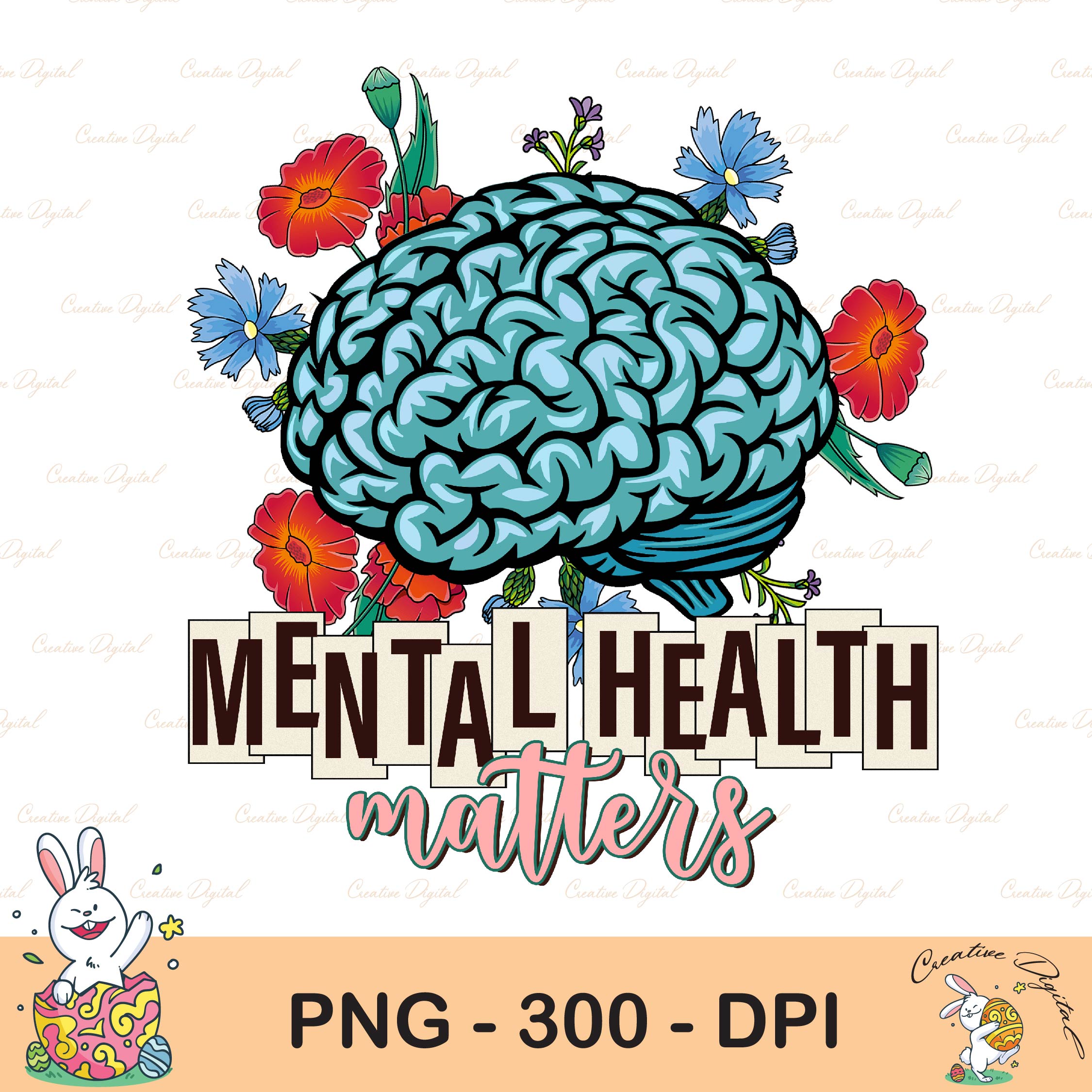 Mental Health Matters Sublimation Design PNG Digital Downloa | Inspire ...