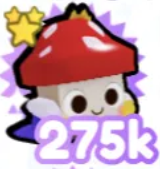 Pet Simulator X EXCLUSIVE MUSHROOM KING 100 clean Inspire Uplift