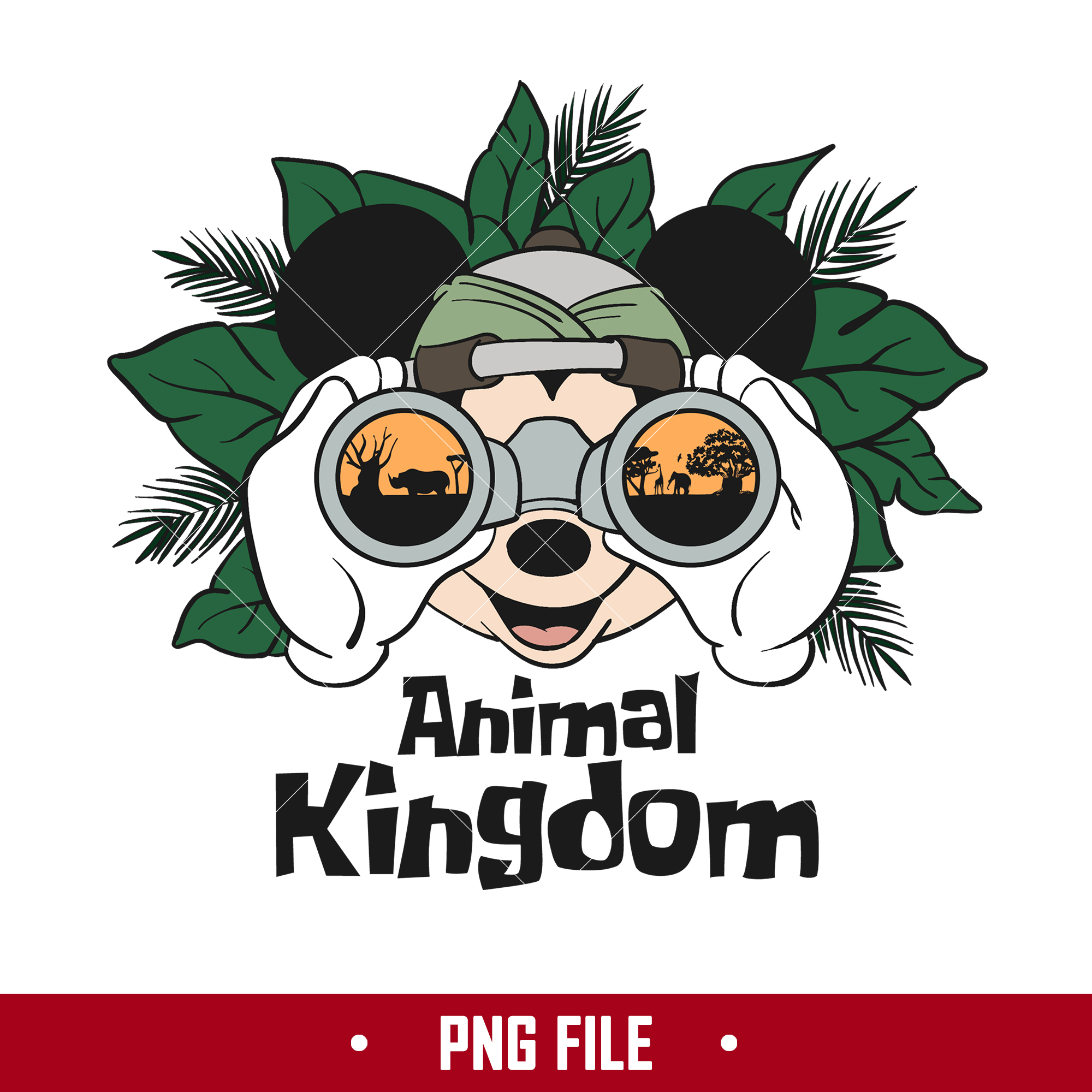 Animal Kingdom Mickey Ears Png, Mickey Mouse Safari Png, Mag - Inspire ...