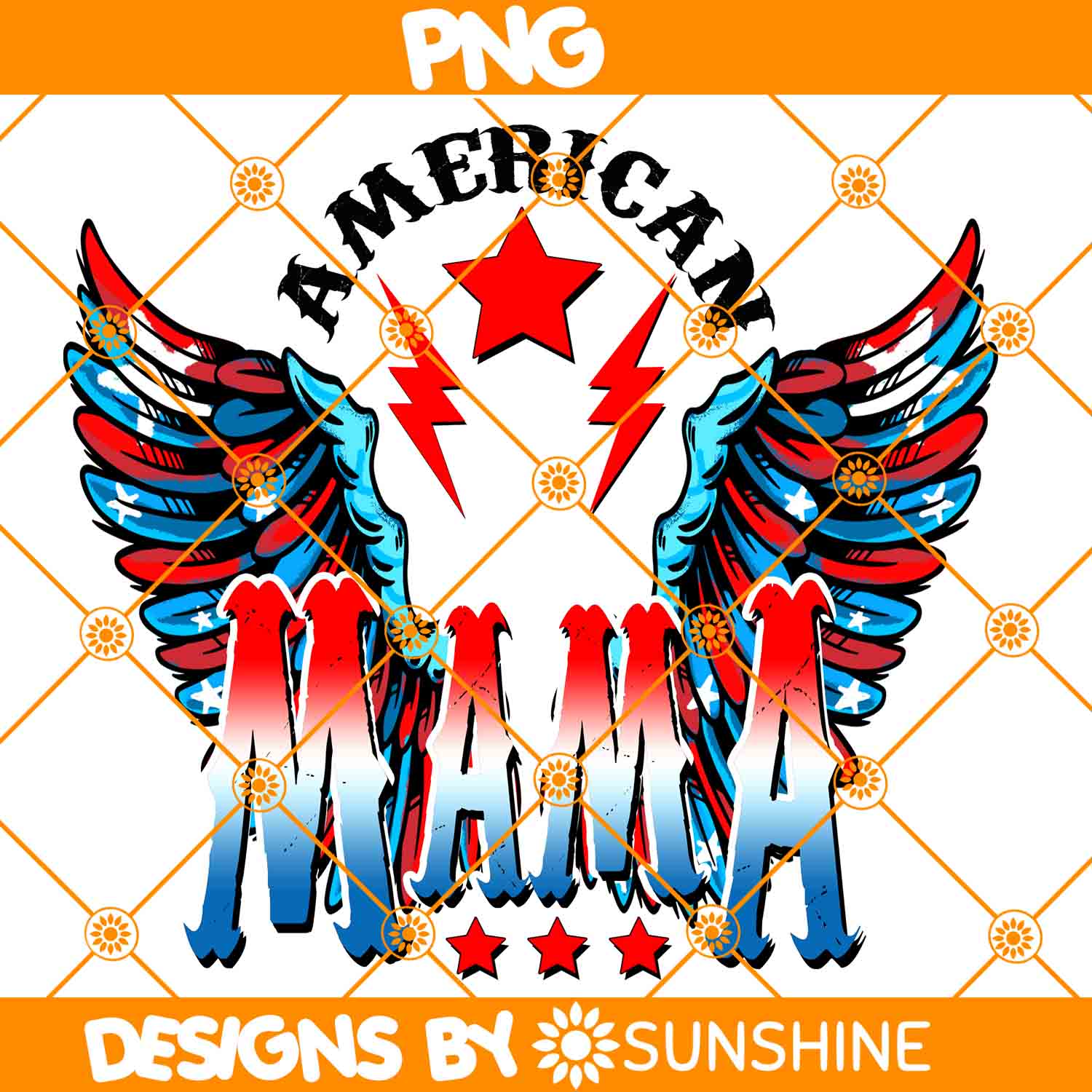 American Mama PNG Sublimation, 4th of July Png, Independence | Inspire ...
