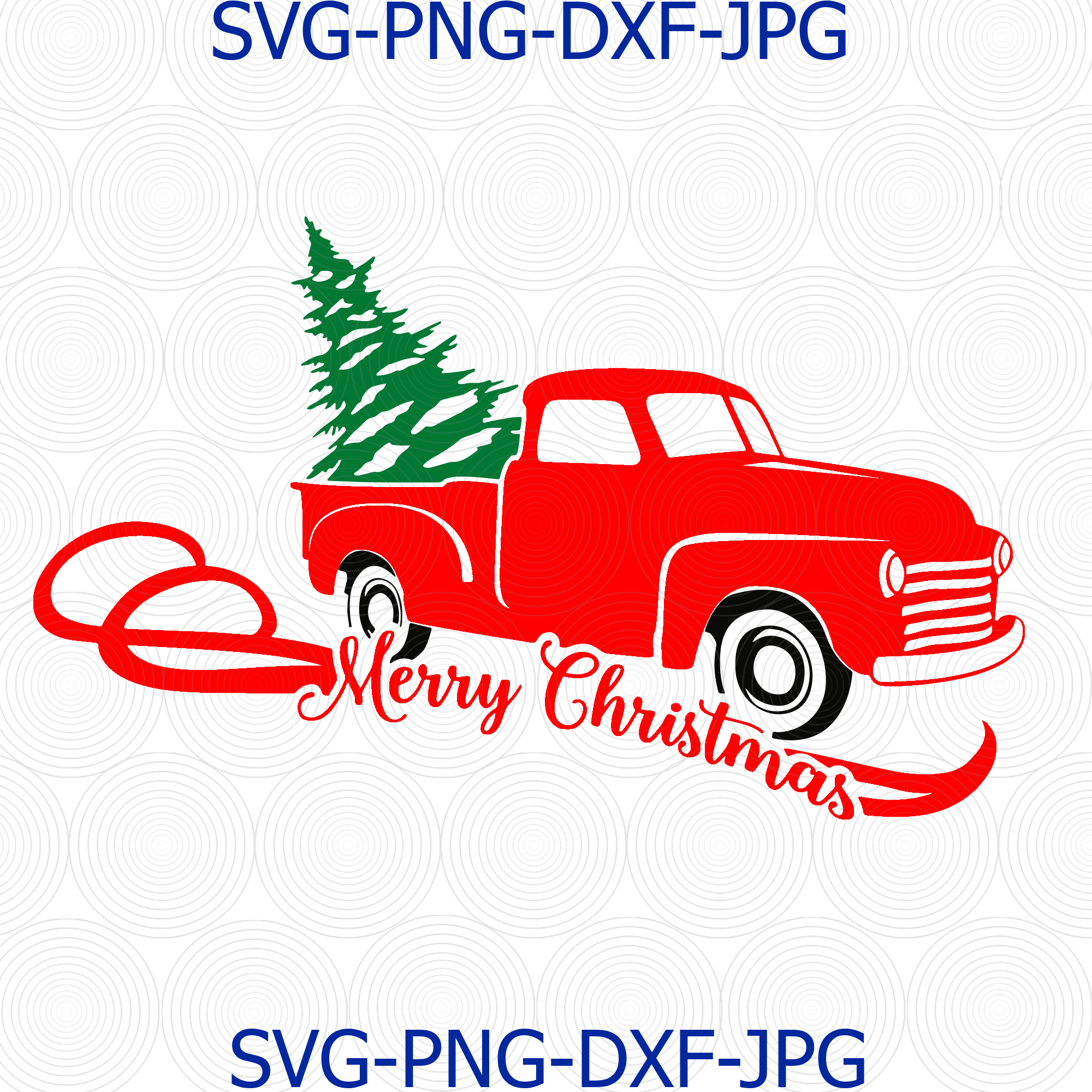 Christmas truck svg, Holidays svg, Vector design Santa, silh - Inspire