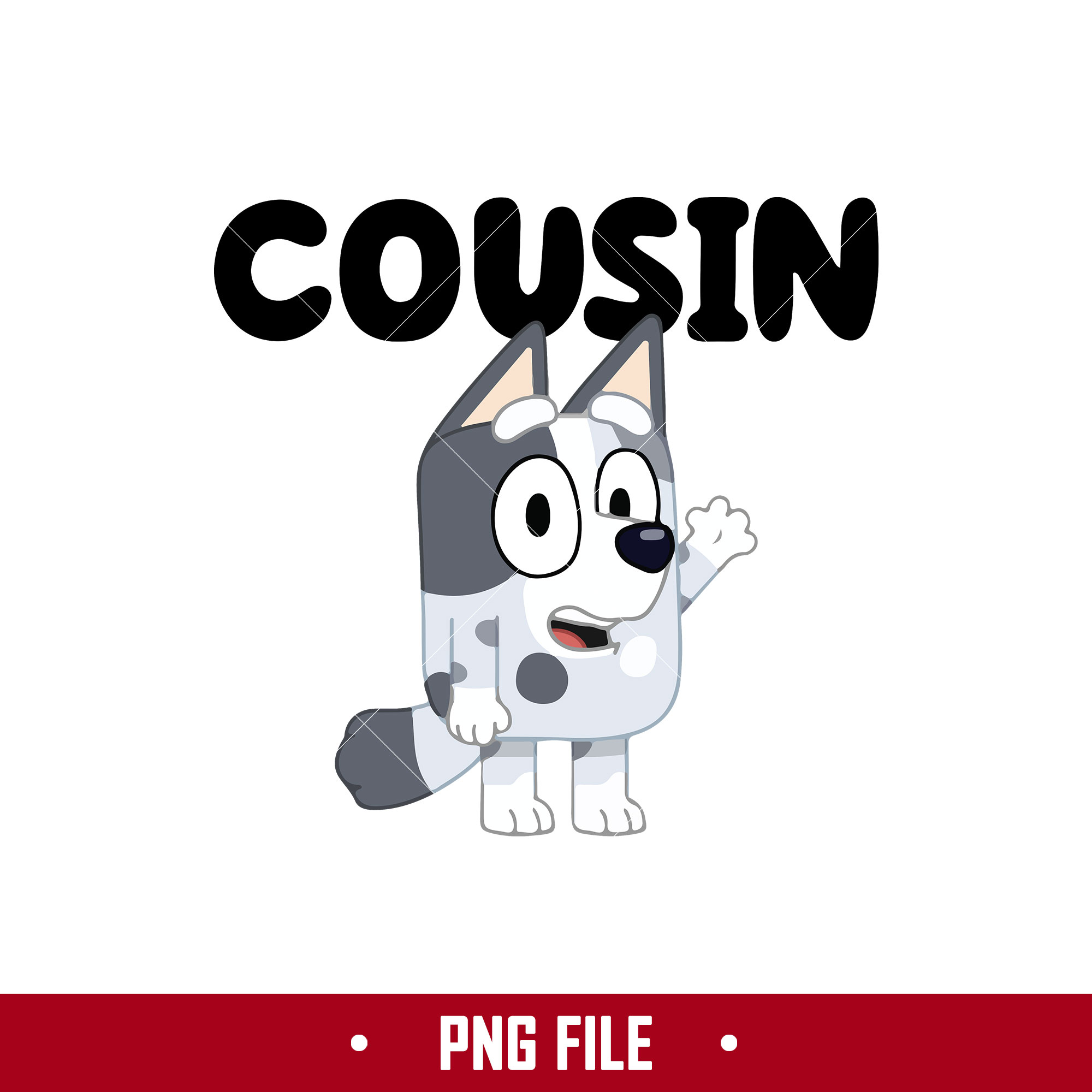 Muffin Cousin Png, Bluey Muffin Dog Png, Bluey Png, Cartoon Inspire