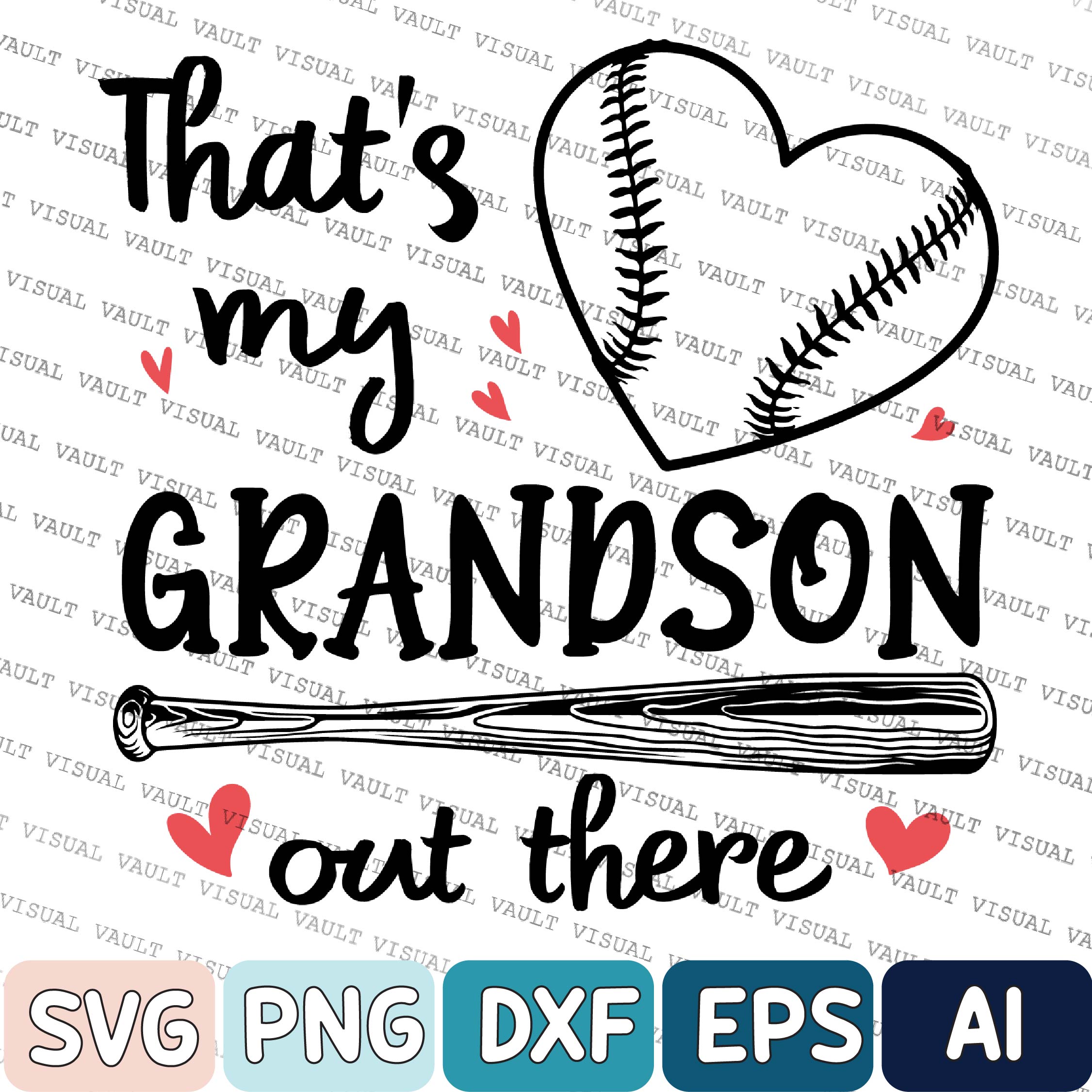 Baseball Svg, Grandma Svg, That's My Grandson Out There Base | Inspire ...