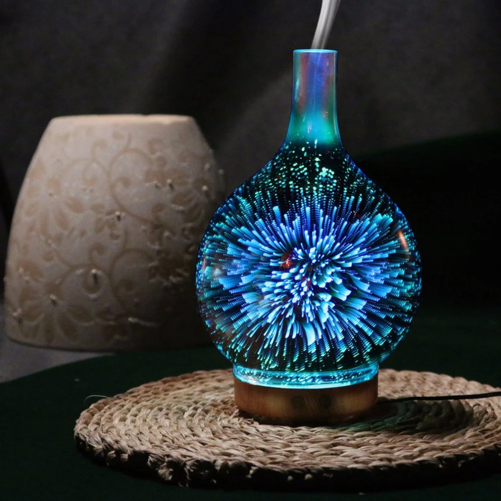 Essential Oil 3D Glass Diffuser | Mesmerizing Aromatherapy | Inspire Uplift
