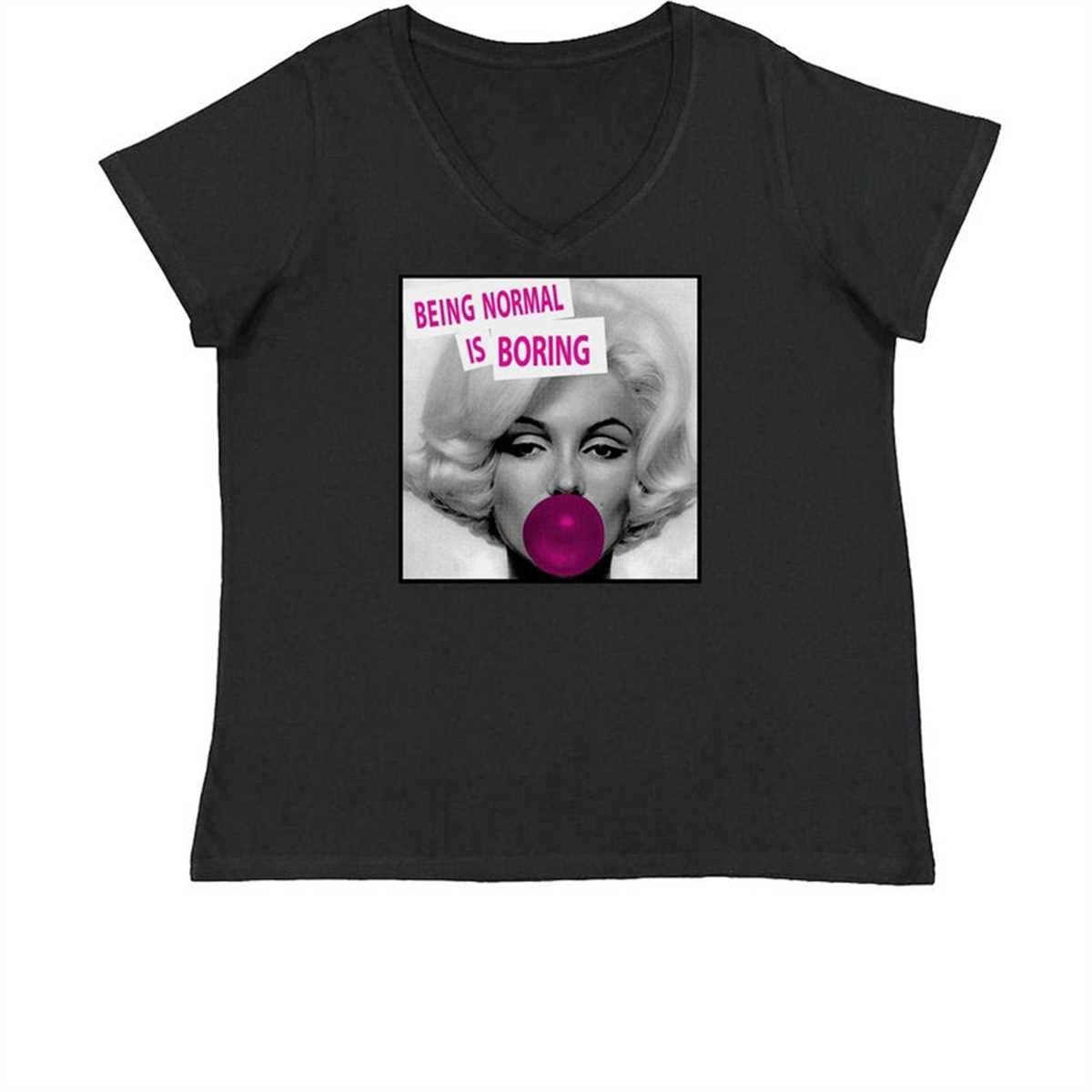 Marilyn Monroe Being Normal Is Boring Youth T-shirt Inspire Uplift