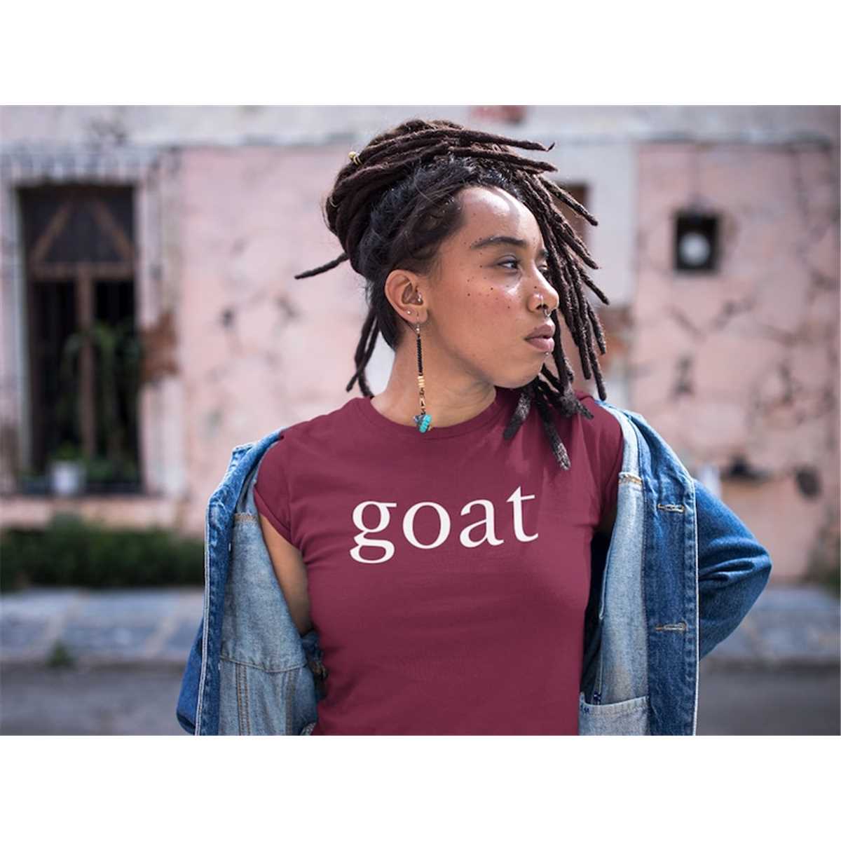 GOAT Greatest Of All Time Womens Tshirt, Urban Dictionary Inspire