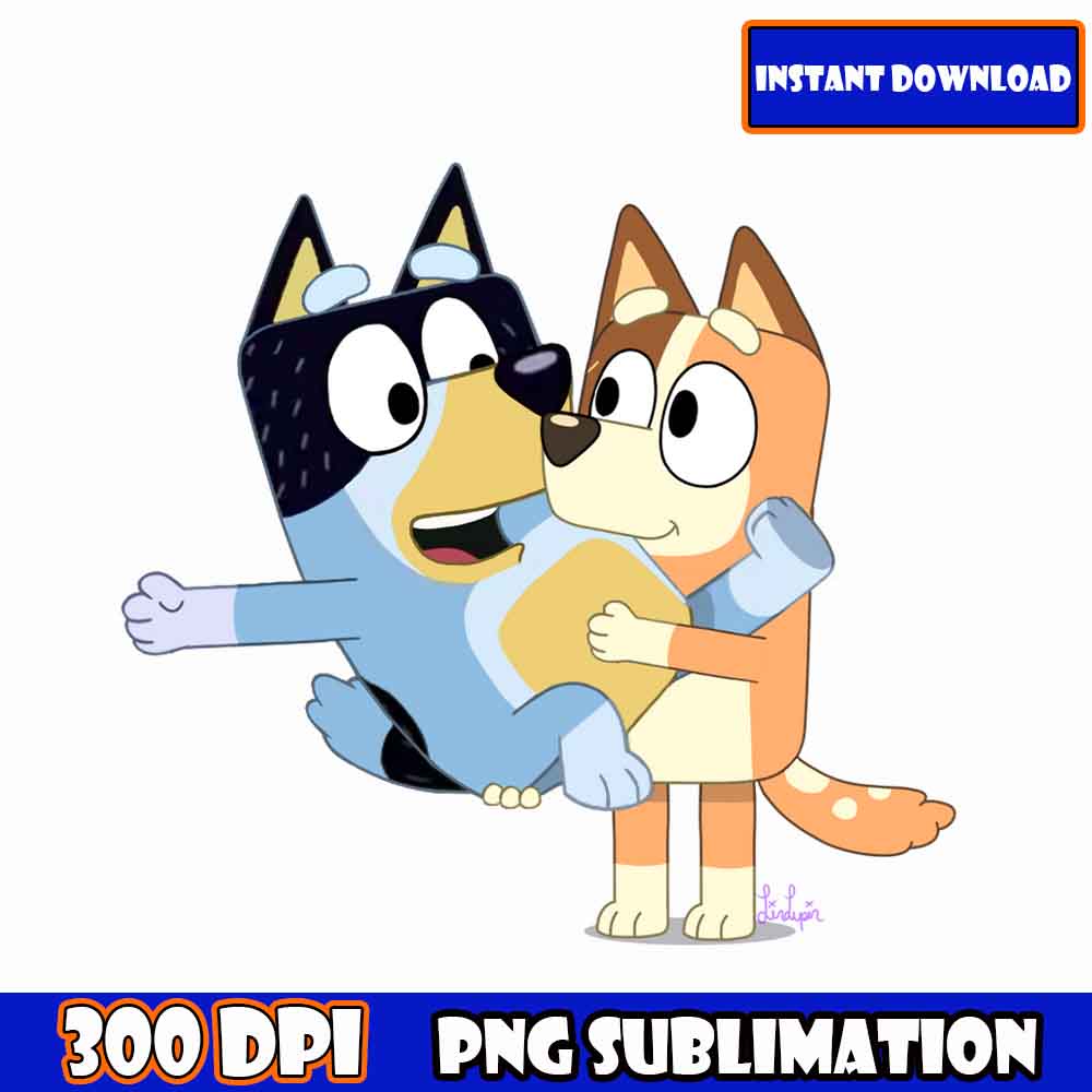 Bluey Family Bundle PNG, Bluey Dog Png, Bluey Characters Png | Inspire ...