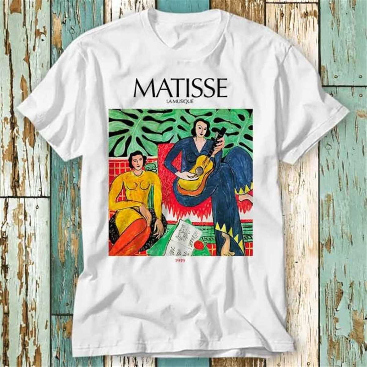 Matisse Painting Art La Musique Henri T Shirt Top Design Uni Inspire