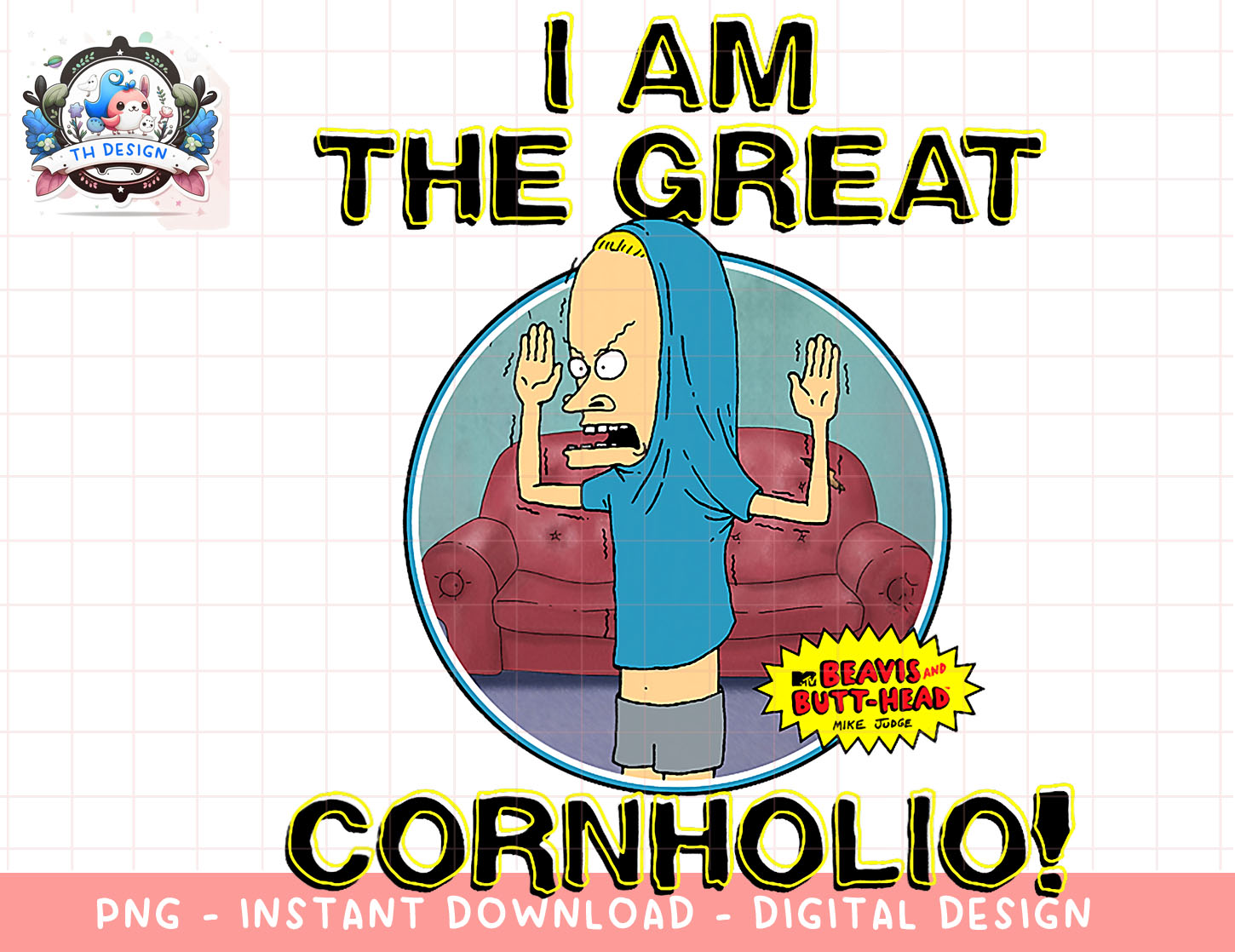 MTV Cornholiopng, digital download, instant download,MTV, MT Inspire