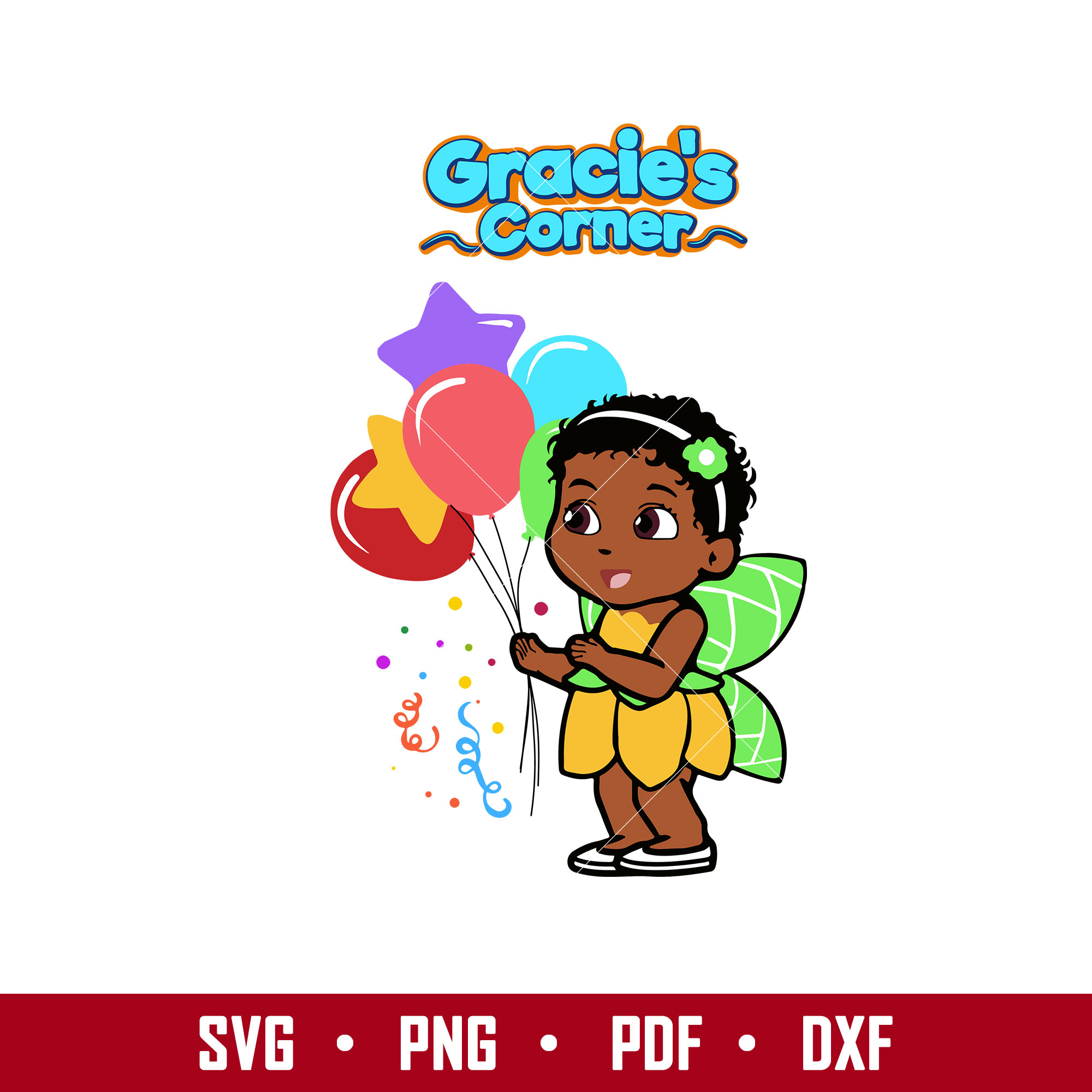 Baby Gracie's Corner Girl Birthday Svg, Gracie's Corner Birt Inspire