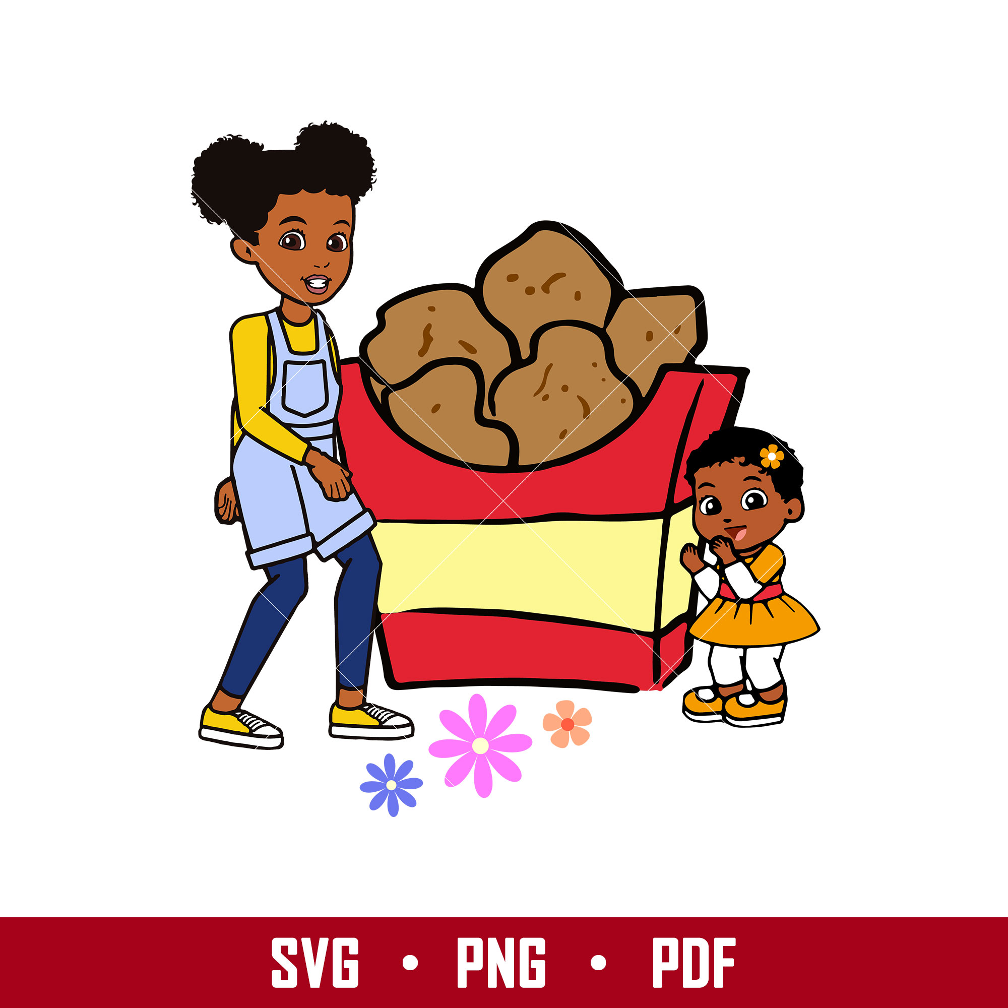 Gracie's Corner & Chicken Nugs Svg, Gracie's Corner Girl Svg Inspire