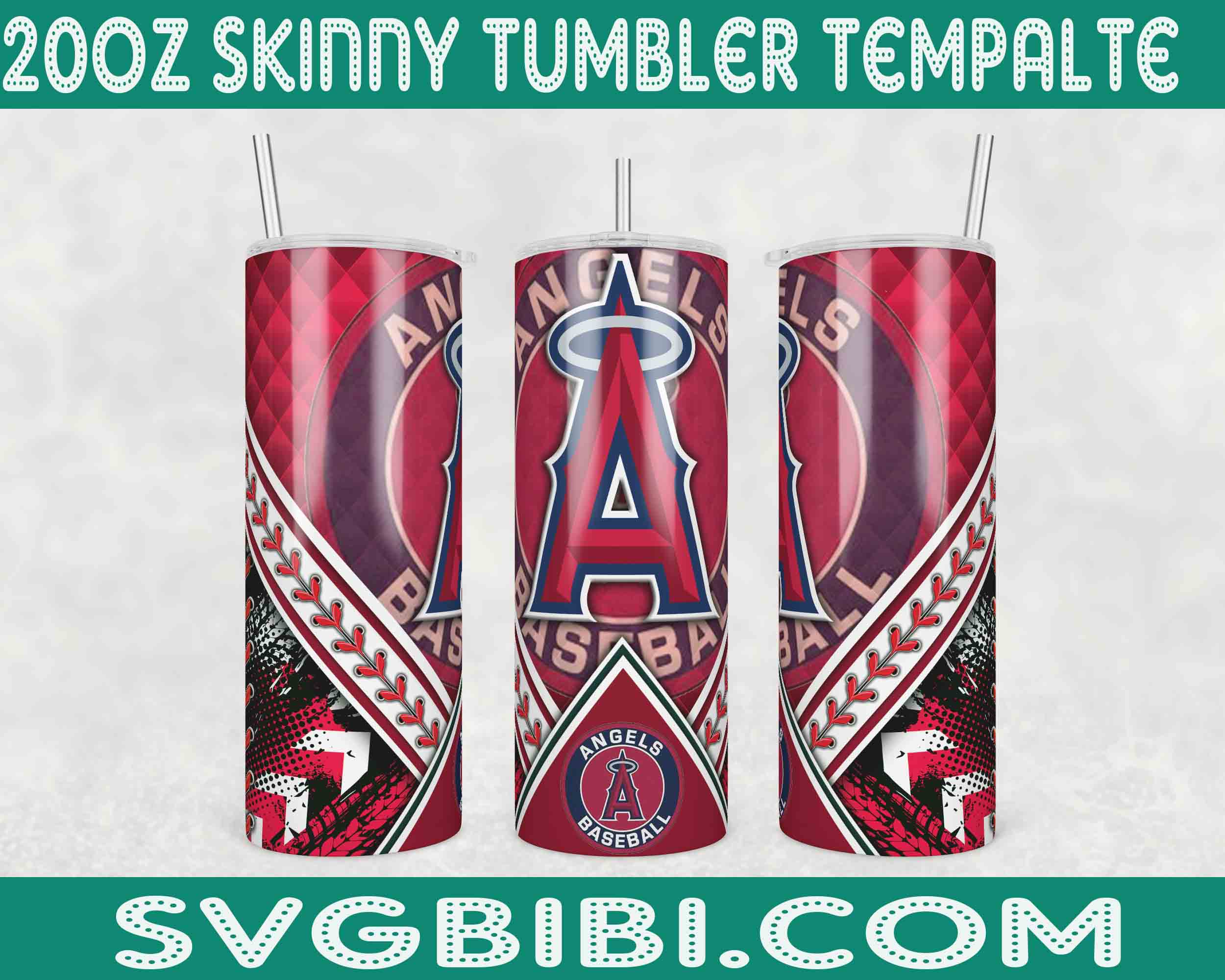 Los Angeles Angels 20oz Tumbler Wrap, 20oz Tumbler Wrap, Los Inspire